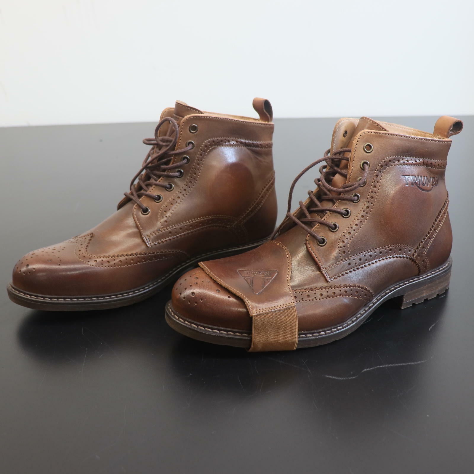 OPEN BOX OEM Triumph Hardwick Motorcycle Boots | Mens Size : 9 | MBTS19515-43