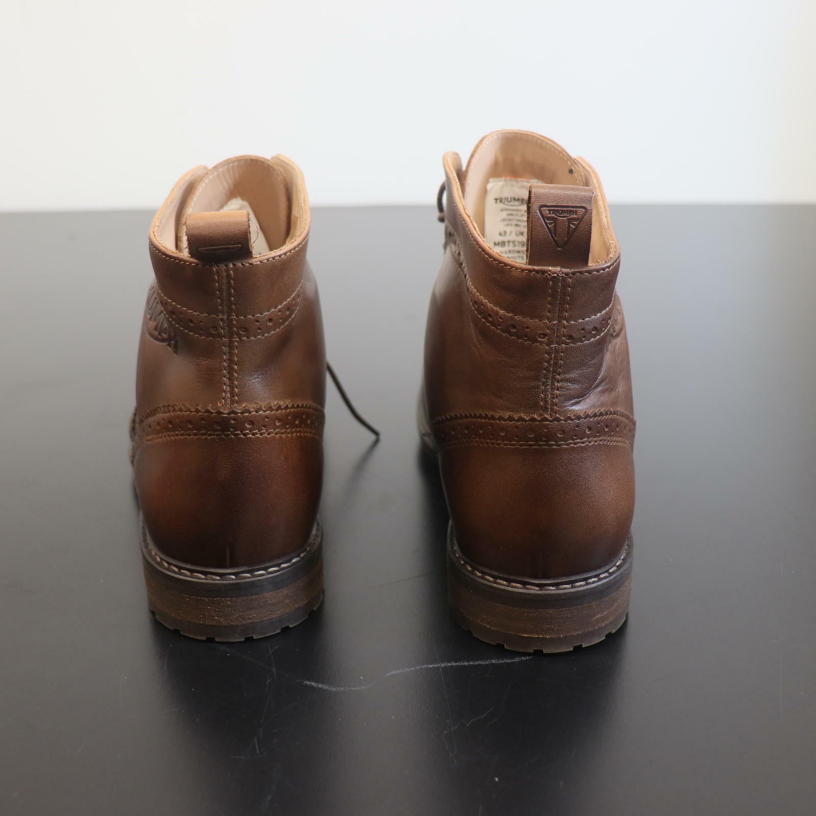 OPEN BOX OEM Triumph Hardwick Motorcycle Boots | Mens Size : 9 | MBTS19515-43