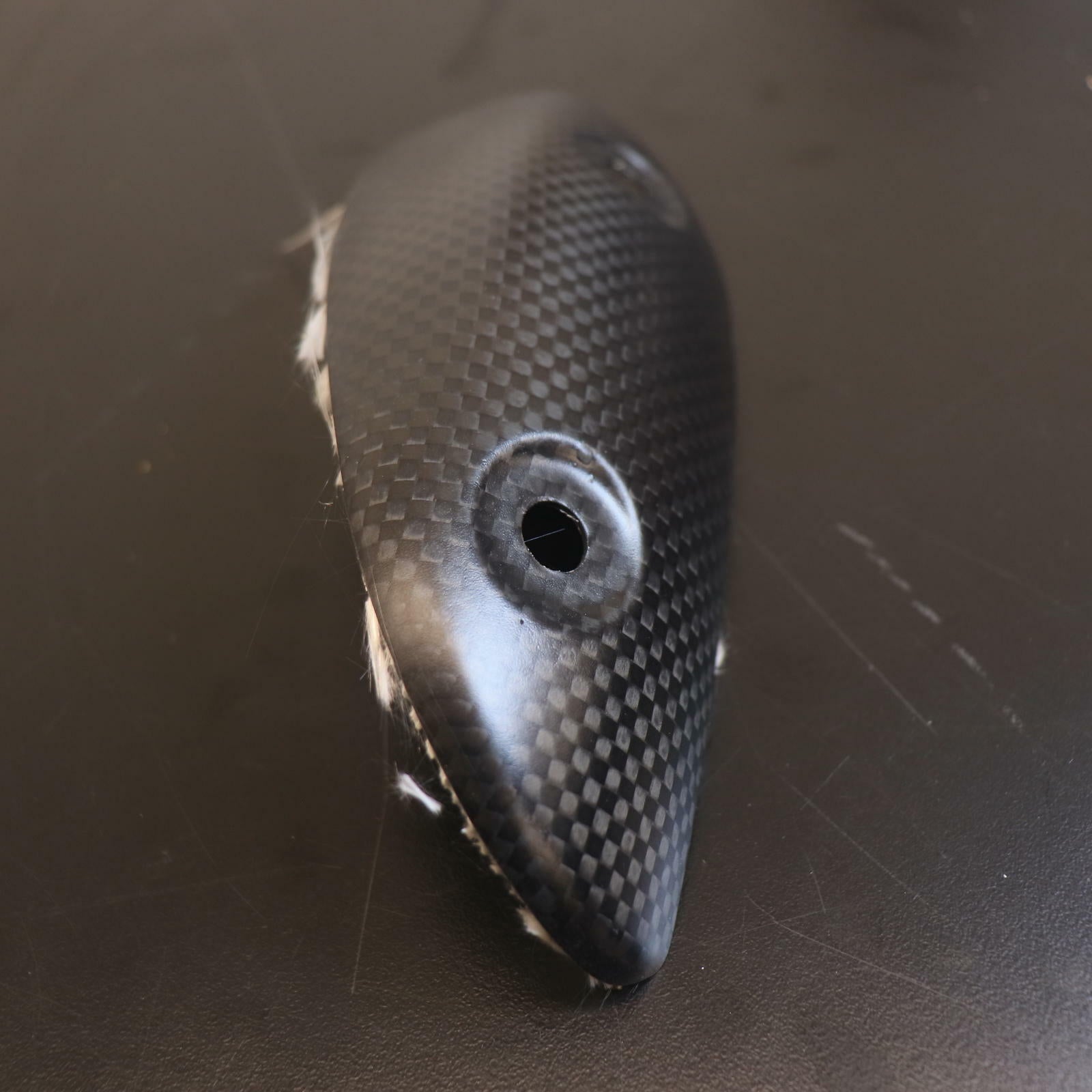 OEM Ducati Carbon Fiber Exhaust Cover | 96900511A - Open Box