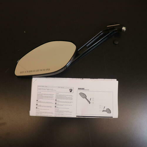 OEM Ducati Aluminum mirror | Left Hand Side | 96820051A - Open Box