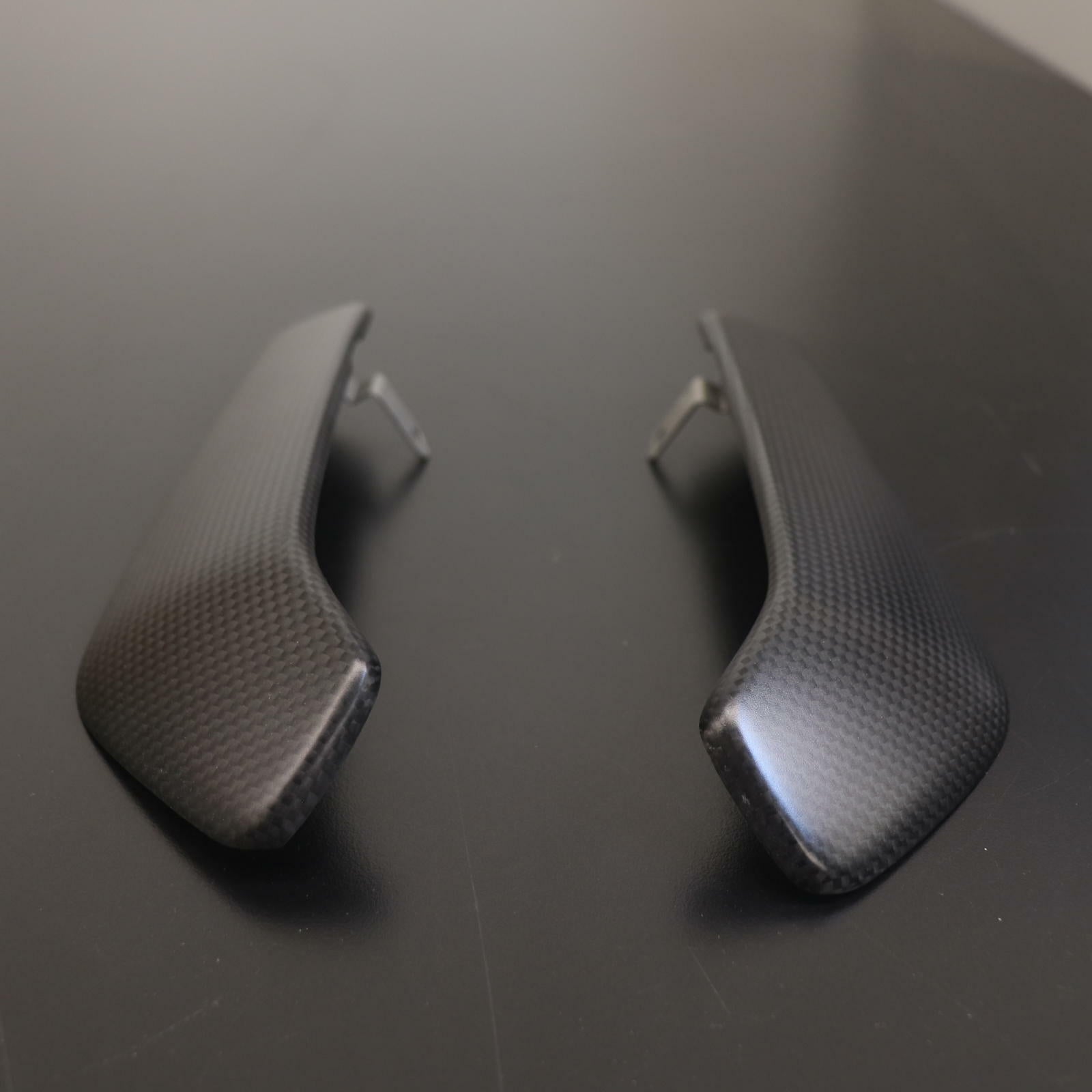 OEM Ducati Carbon Water Radiator Trim | 96980431A - Open Box