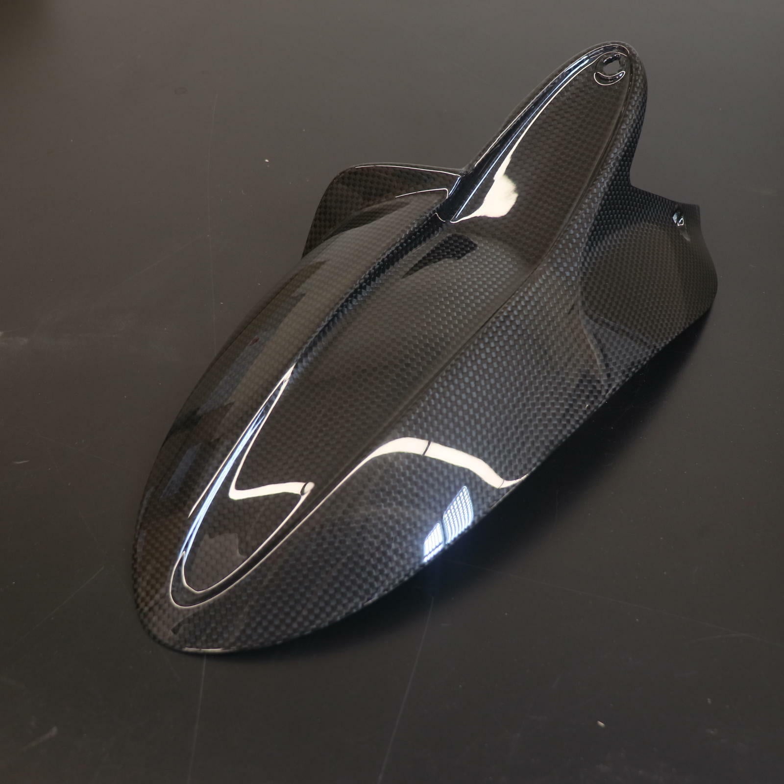 OEM Ducati Rear Carbon Mudguard | Single- Sided Swingarm | 969A04409B - Open Box