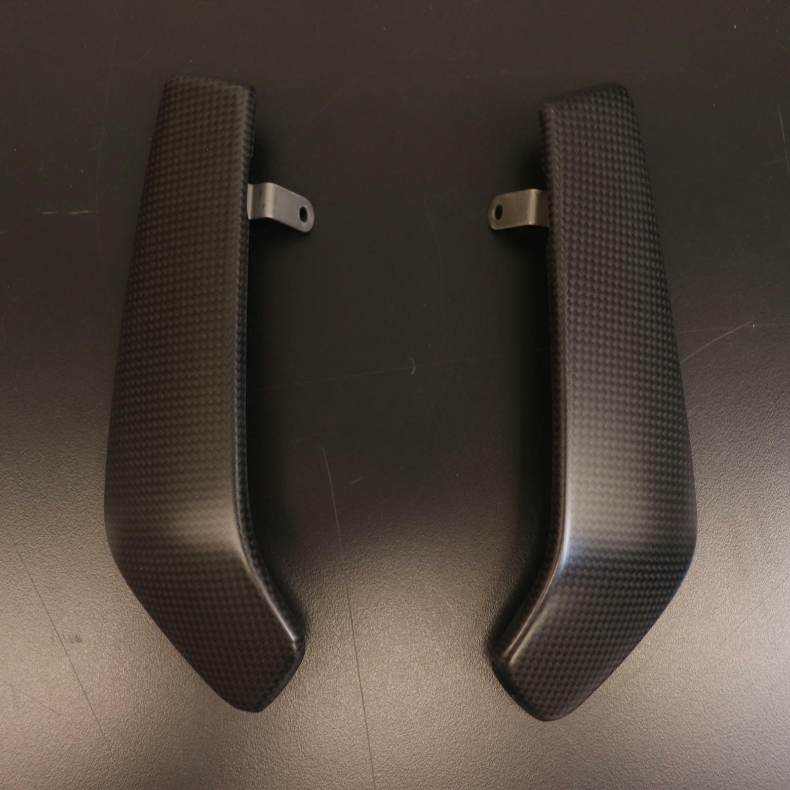 OEM Ducati Carbon Water Radiator Trim | 96980431A - Open Box