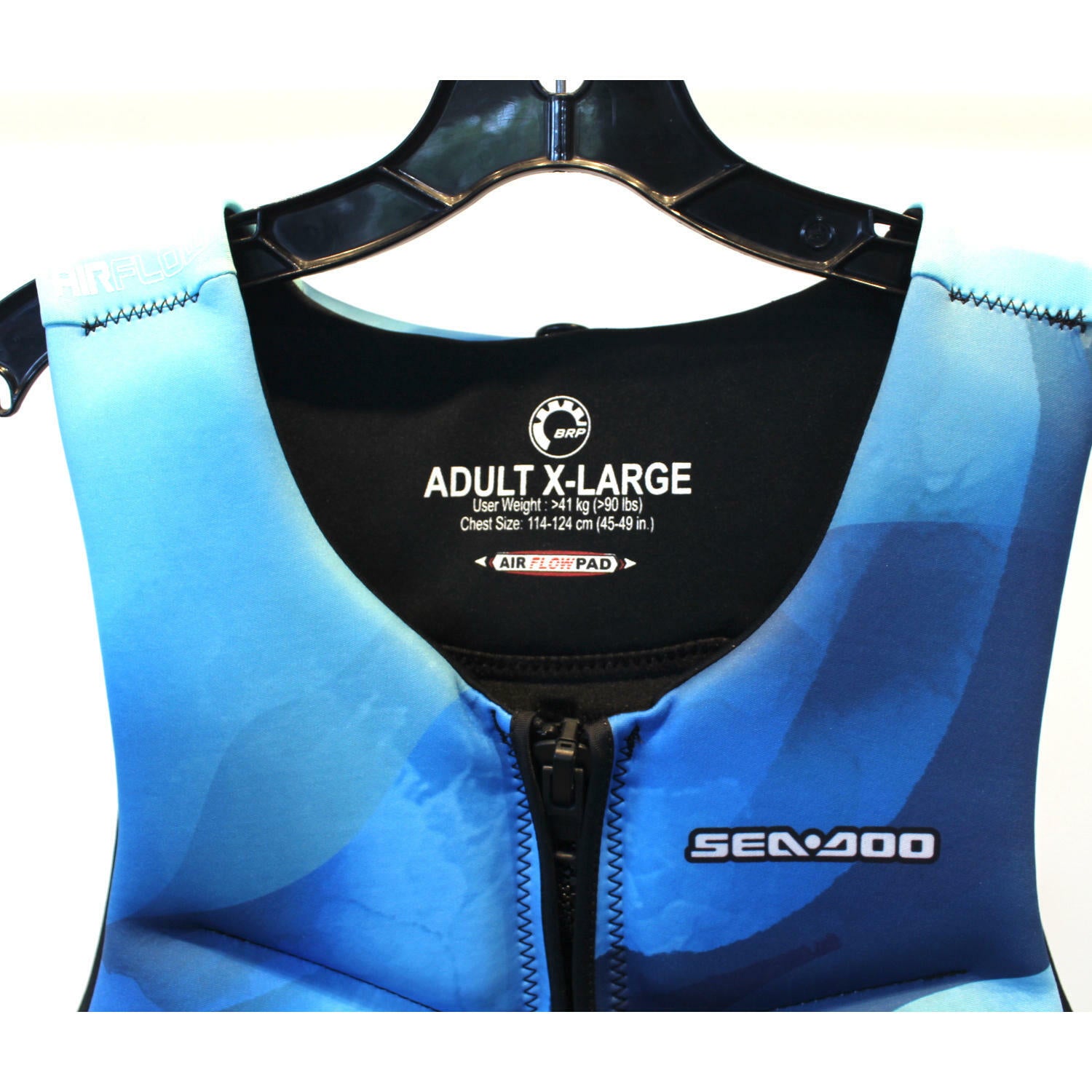 OEM Sea-Doo Airflow PFD Life Jacket Blue Unisex XL 2859881280 - Open Box
