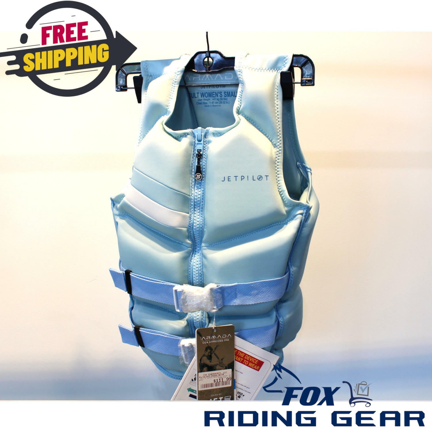 OPEN BOX OEM JP Armada CGA PFD | Sky Blue | Women's Size : Small