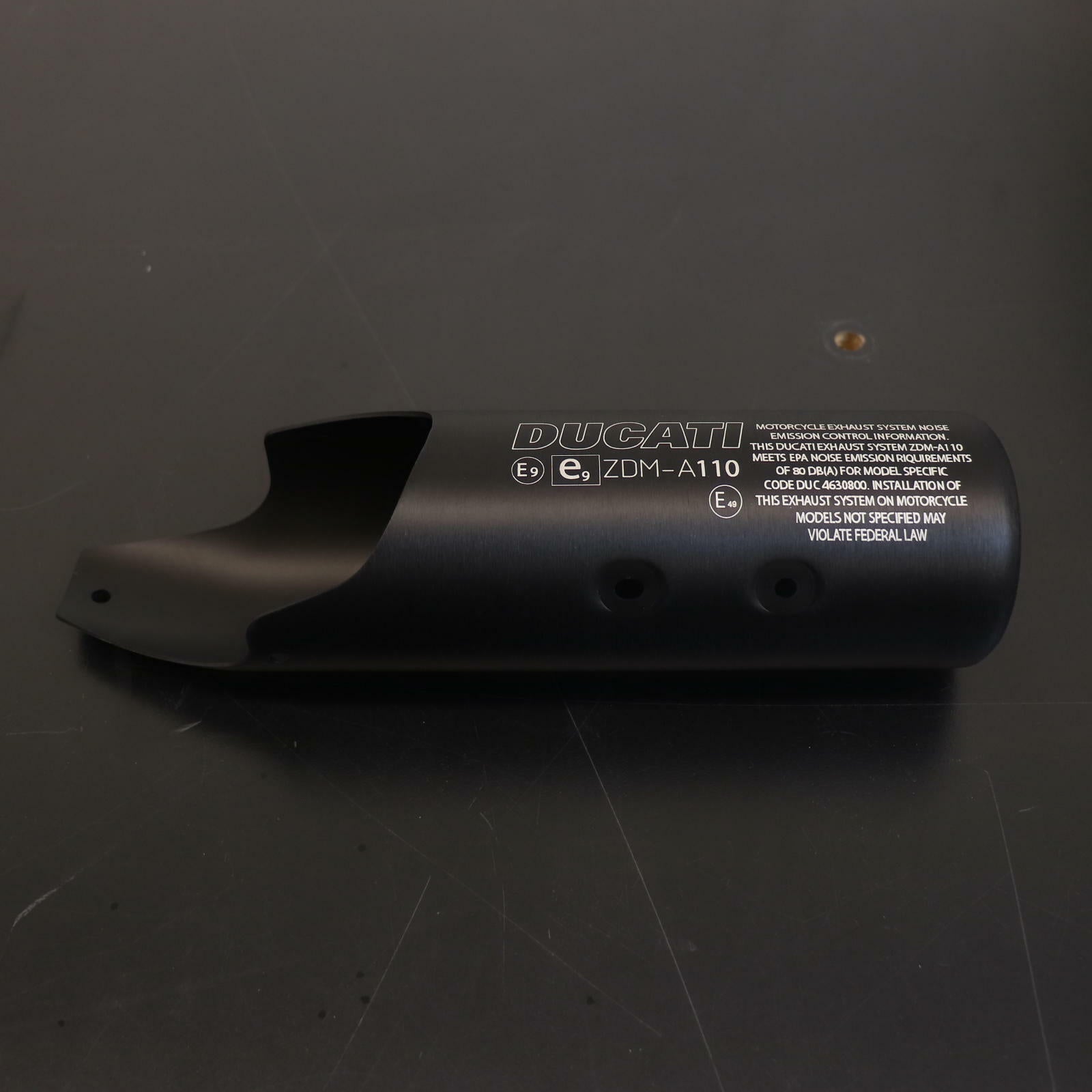 OEM Ducati Exhaust Cover | Scrambler | 4601D503AC - Open Box