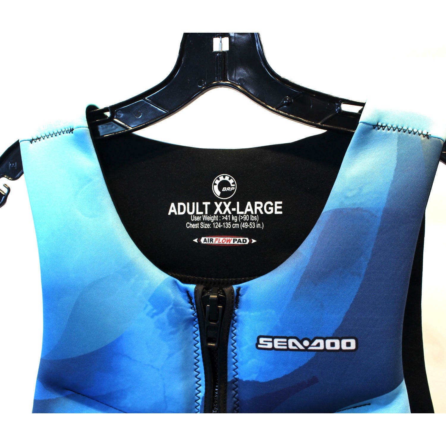Sea-Doo OEM Airflow Sun-Edit Life Jacket PFD Blue 2XL 2859881480 - Open Box