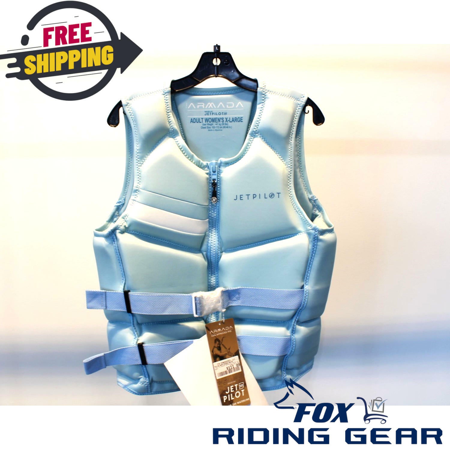 OPEN BOX OEM JP Armada CGA PFD | Sky Blue | Women's Size : XL