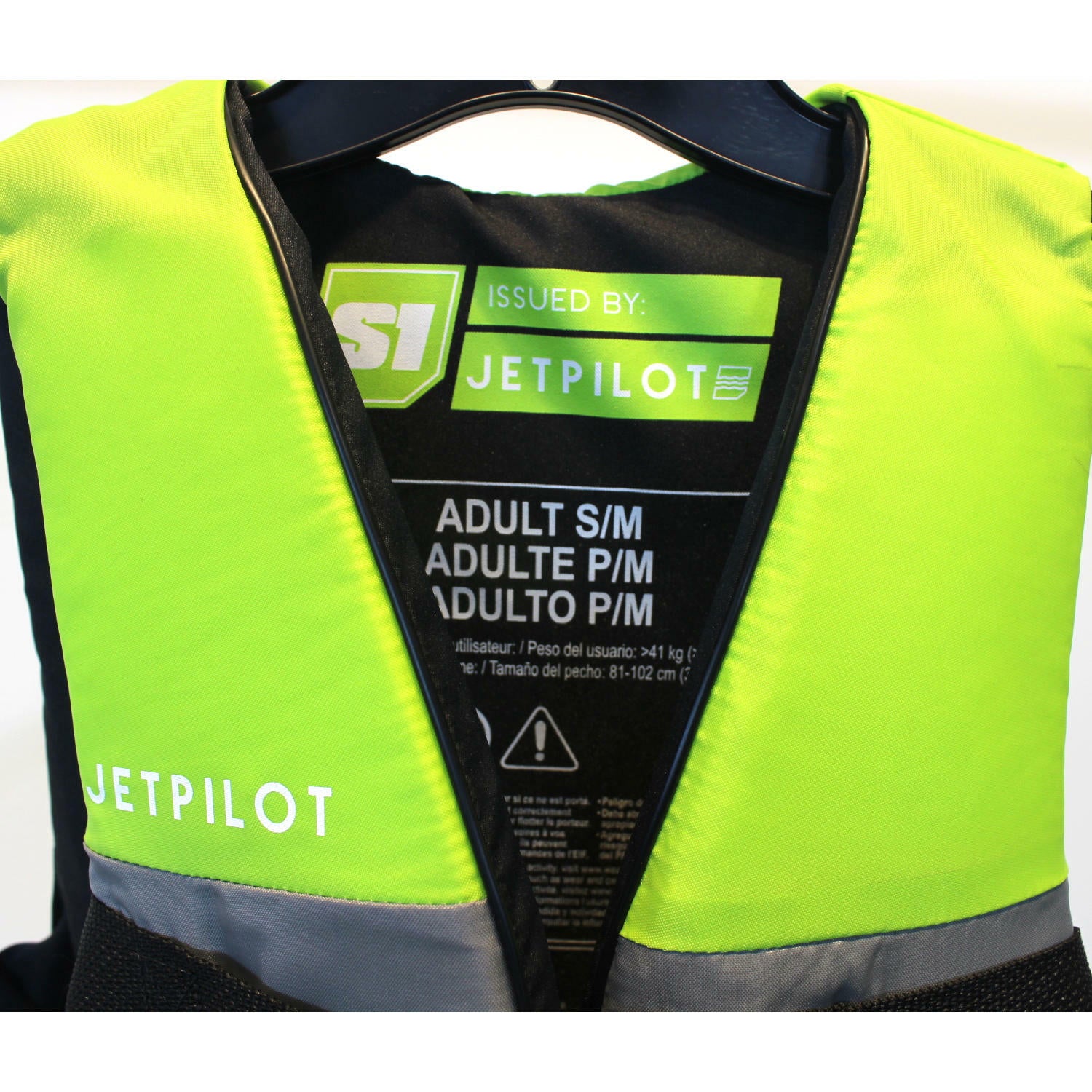 Jetpilot S1 Nylon CGA PWC Life Jacket Vest Yellow SM/MD WJP-20215-LM-SD - Open Box