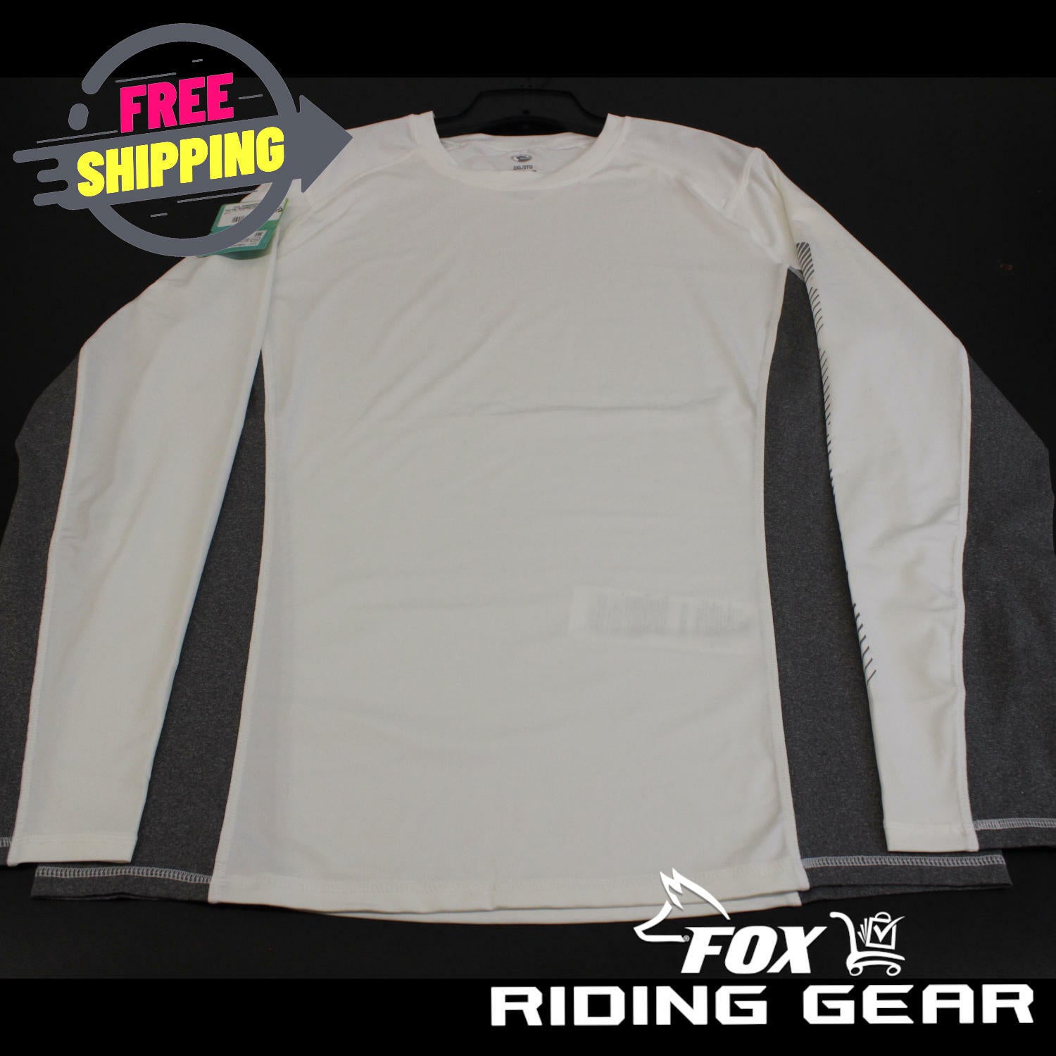 Sea-Doo Men's Long Sleeve Rashguard White 2XL Swim Shirt 4546651401 - Open Box