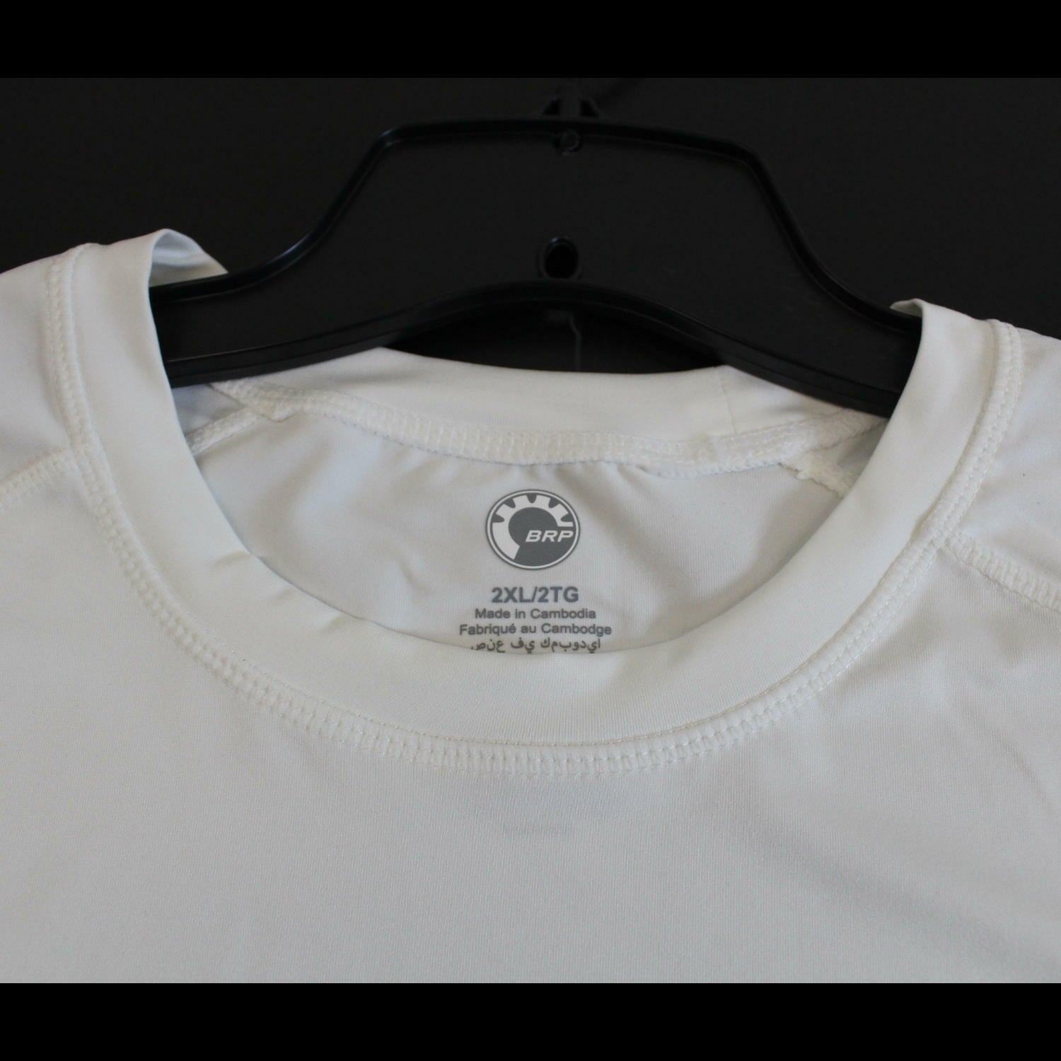 Sea-Doo Men's Long Sleeve Rashguard White 2XL Swim Shirt 4546651401 - Open Box
