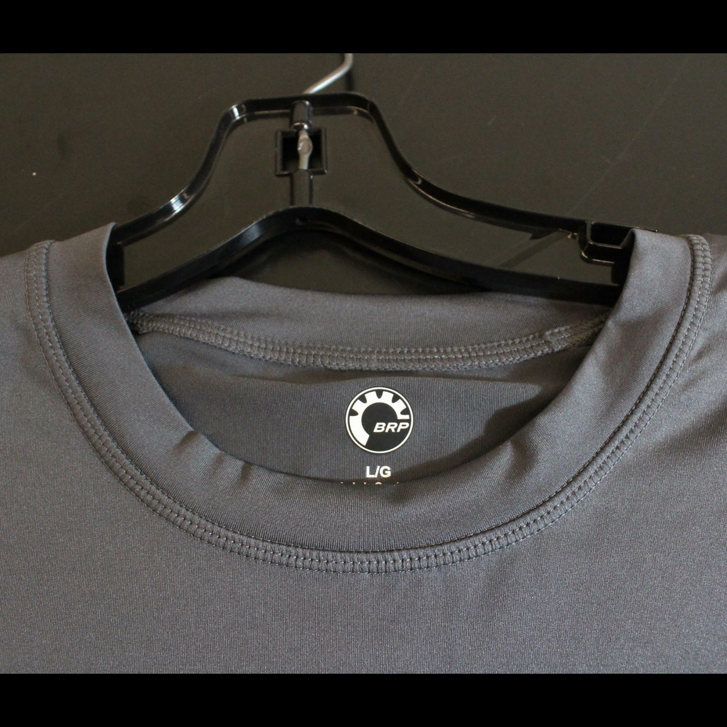 OPEN BOX OEM Sea-Doo Long Sleeve Rashguard | Charcoal Grey | Men's Size: LG