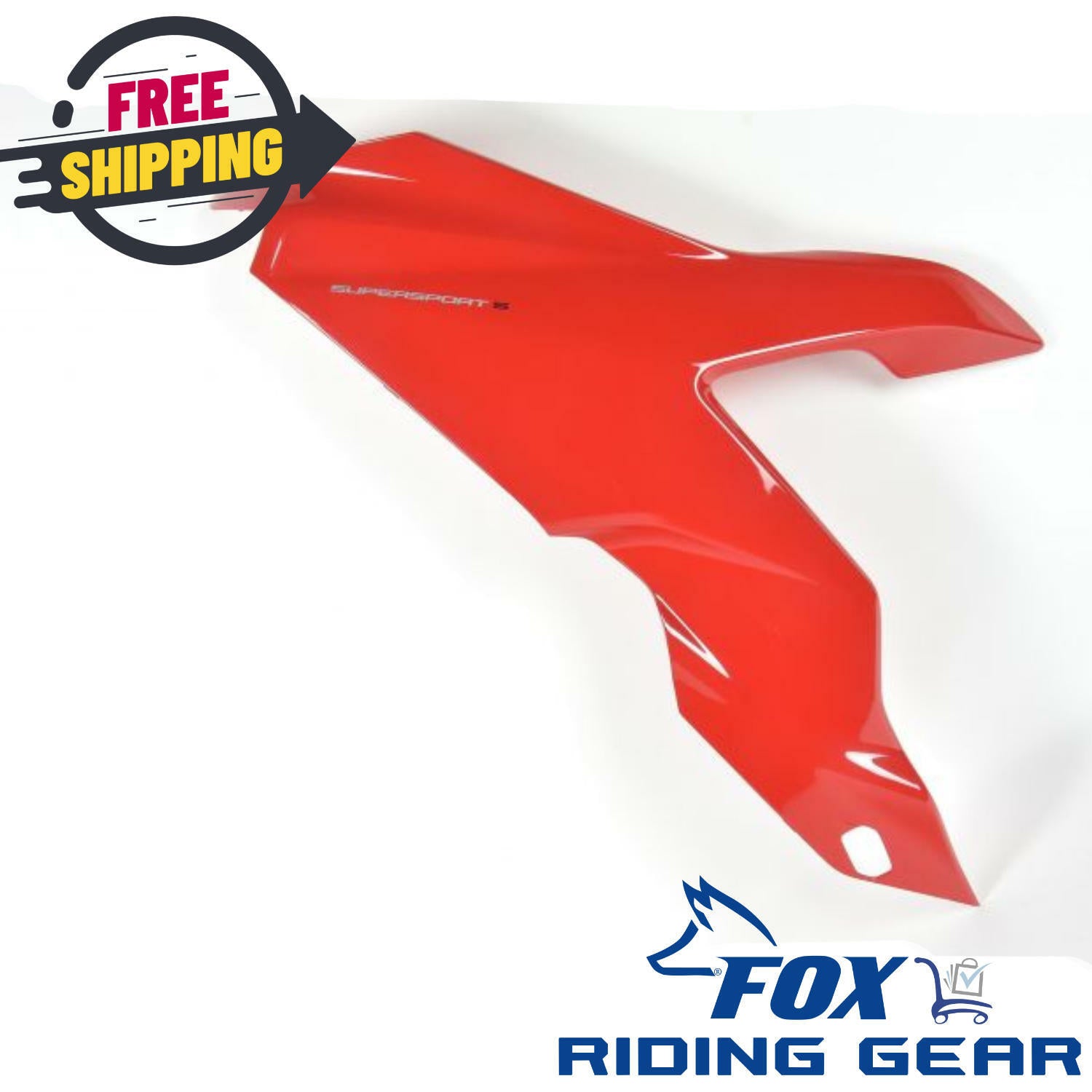 Ducati Super Sport Right Upper Fairing Red OEM 48019111BA - Open Box
