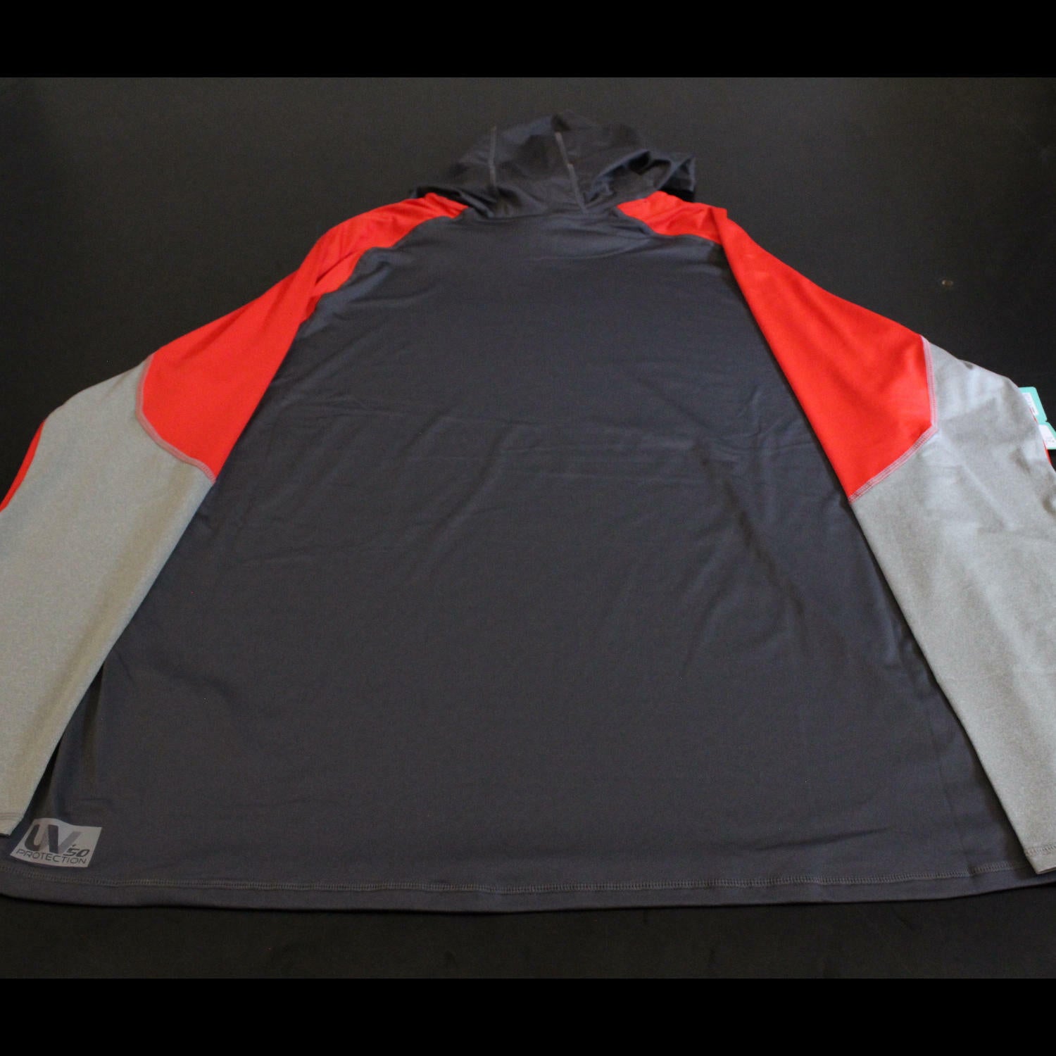 OEM Sea-Doo Hooded LS Shirt | Lava Red/Rouge Lave | Men's Size: 2XL - Open Box