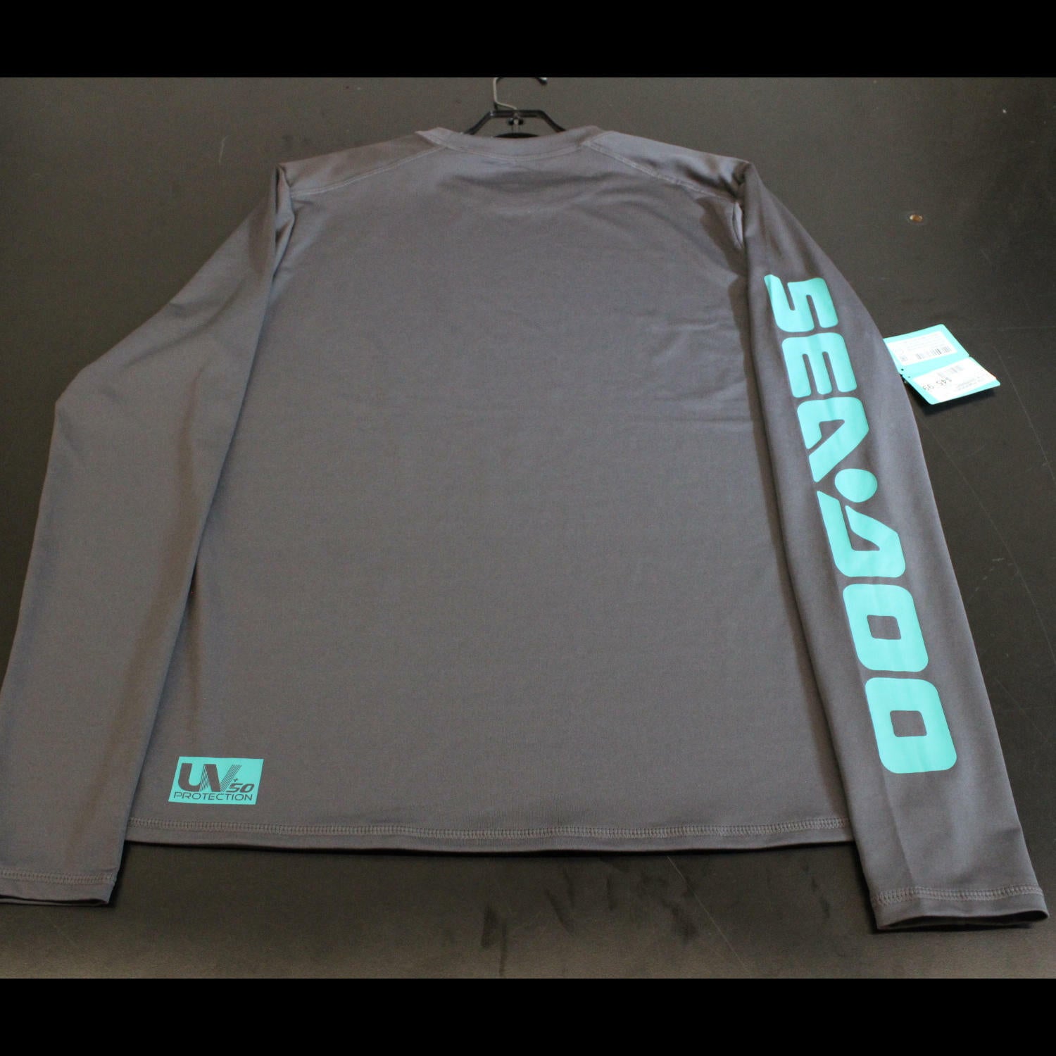 Sea-Doo Men's M Rashguard Long Sleeve Charcoal Grey 2880560607 - Open Box