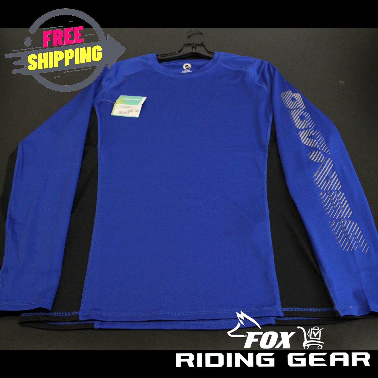 OPEN BOX OEM Sea-Doo Long Sleeve Rashguard | Royal Blue | Men's Size: XL