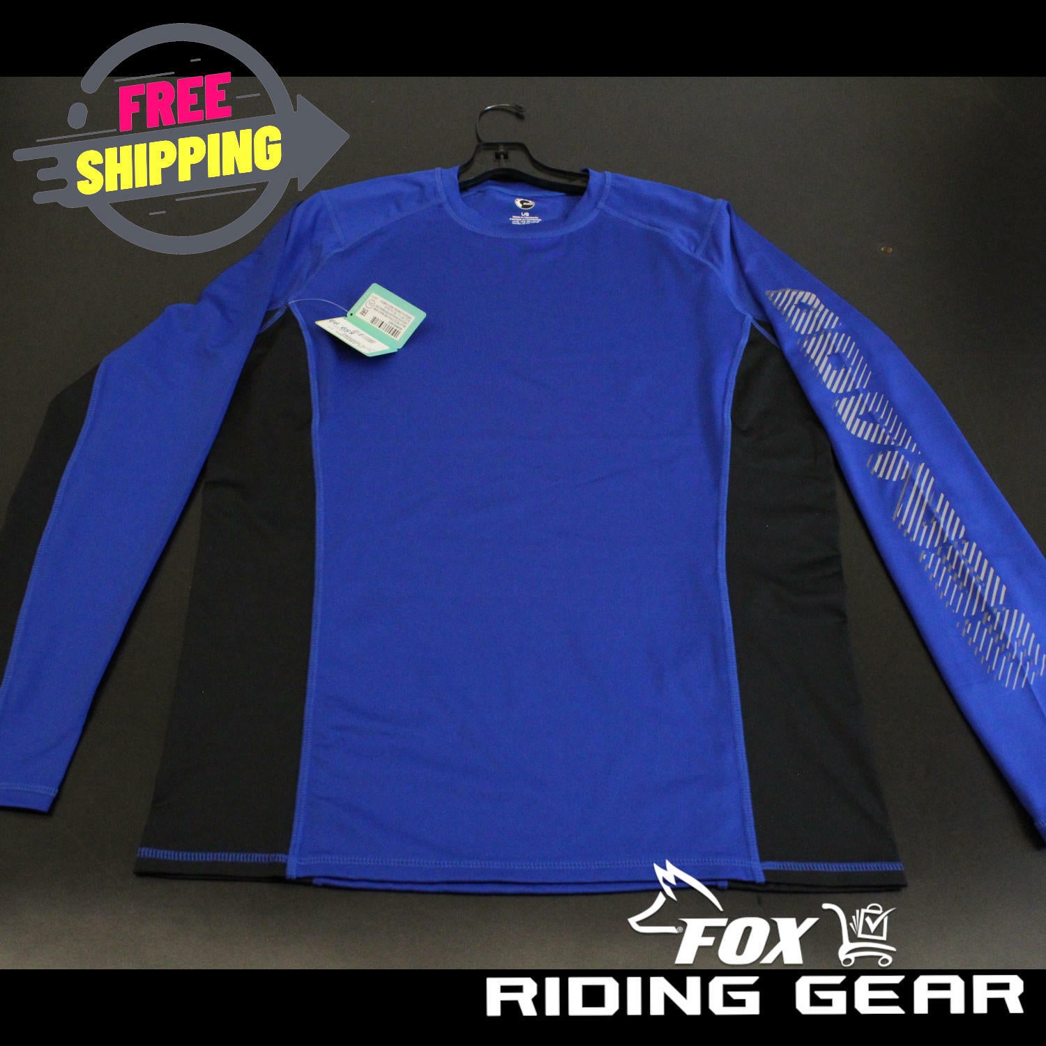 Sea-Doo Men's Long Sleeve Rashguard Royal Blue Large 4546650983 - Open Box