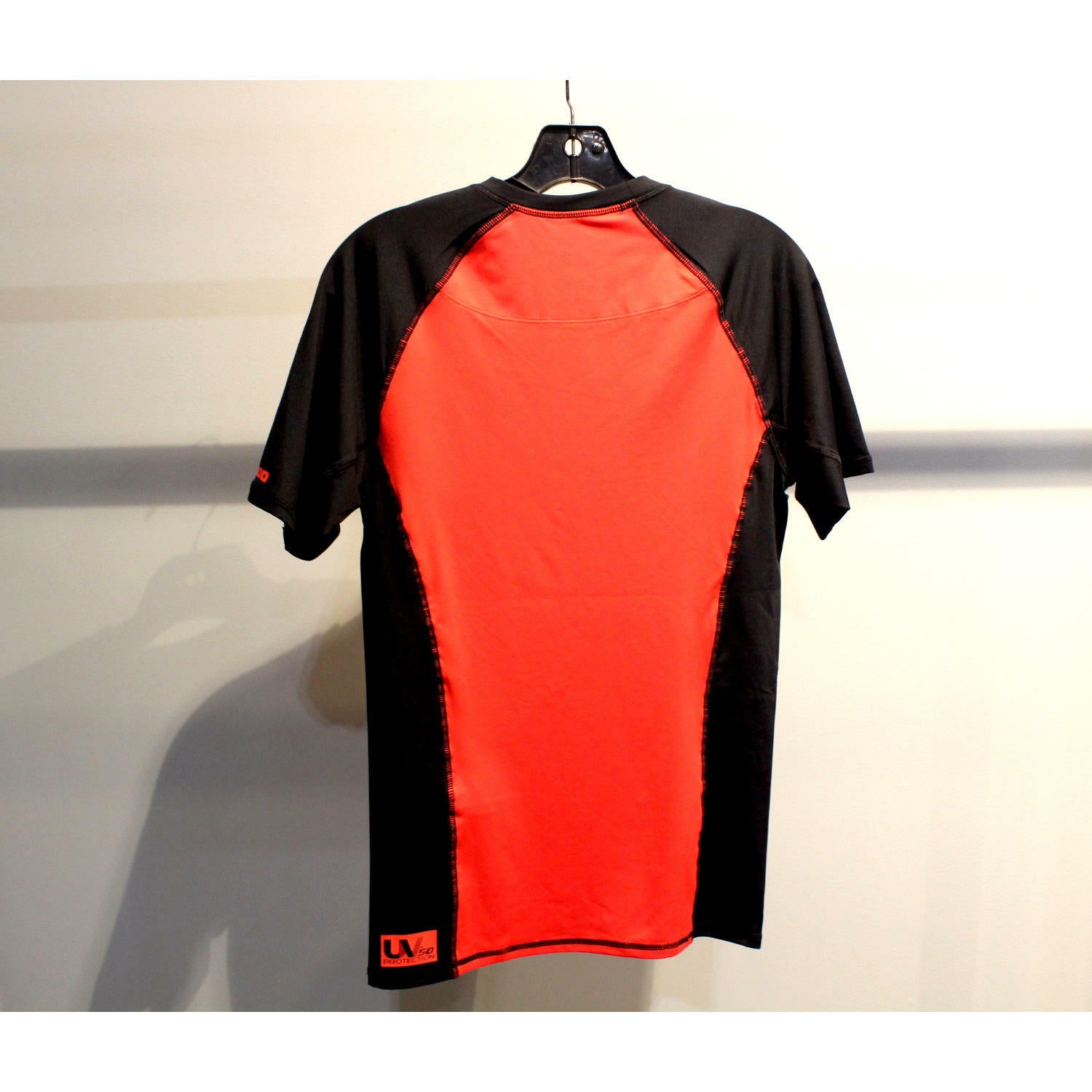 Sea-Doo Men's Rashguard Shirt Small Lava Red Swim Top 4546660417 - Open Box