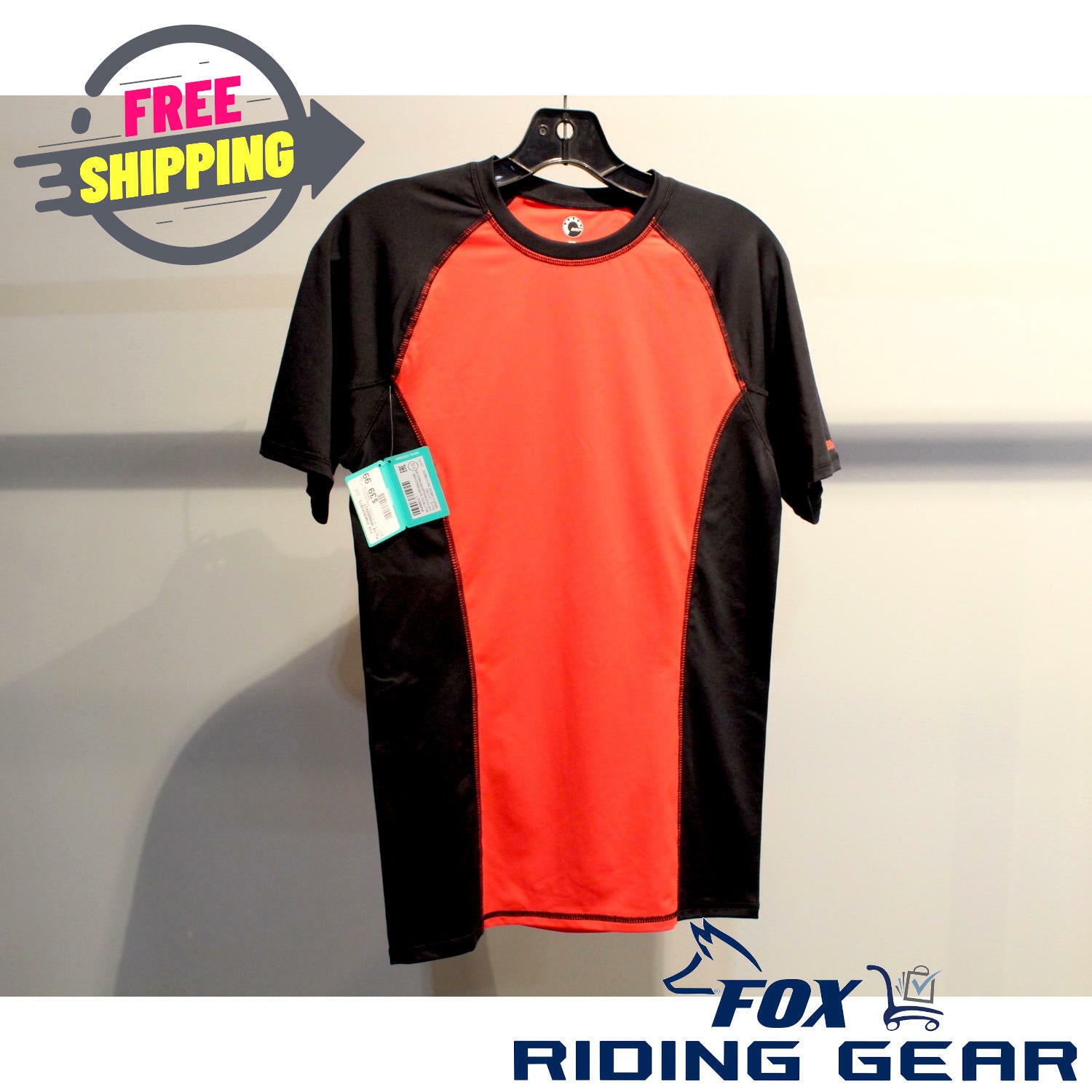 Sea-Doo Men's Rashguard Shirt Small Lava Red Swim Top 4546660417 - Open Box
