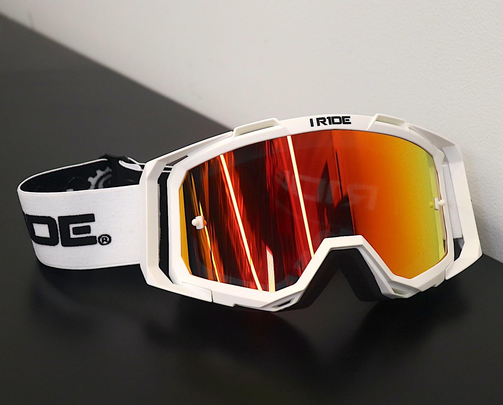 Fox Powersports IR-AIRTIME-WHITE (ORANGE POP)