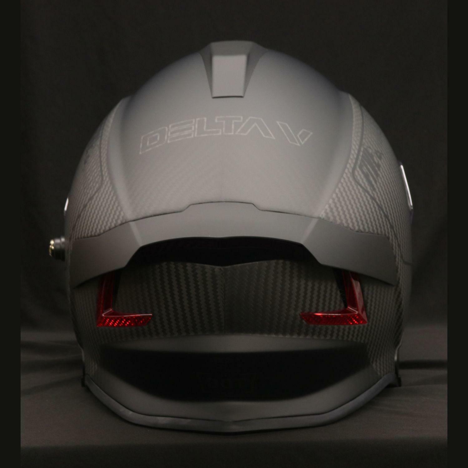 509 Delta V Carbon Ignite Snowmobile Helmet Matte Black Small F01016200-120-001