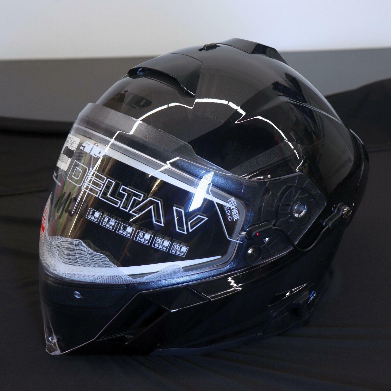 509 Delta V Commander Snowmobile Helmet (Gloss Black Ops - Medium) - Open Box