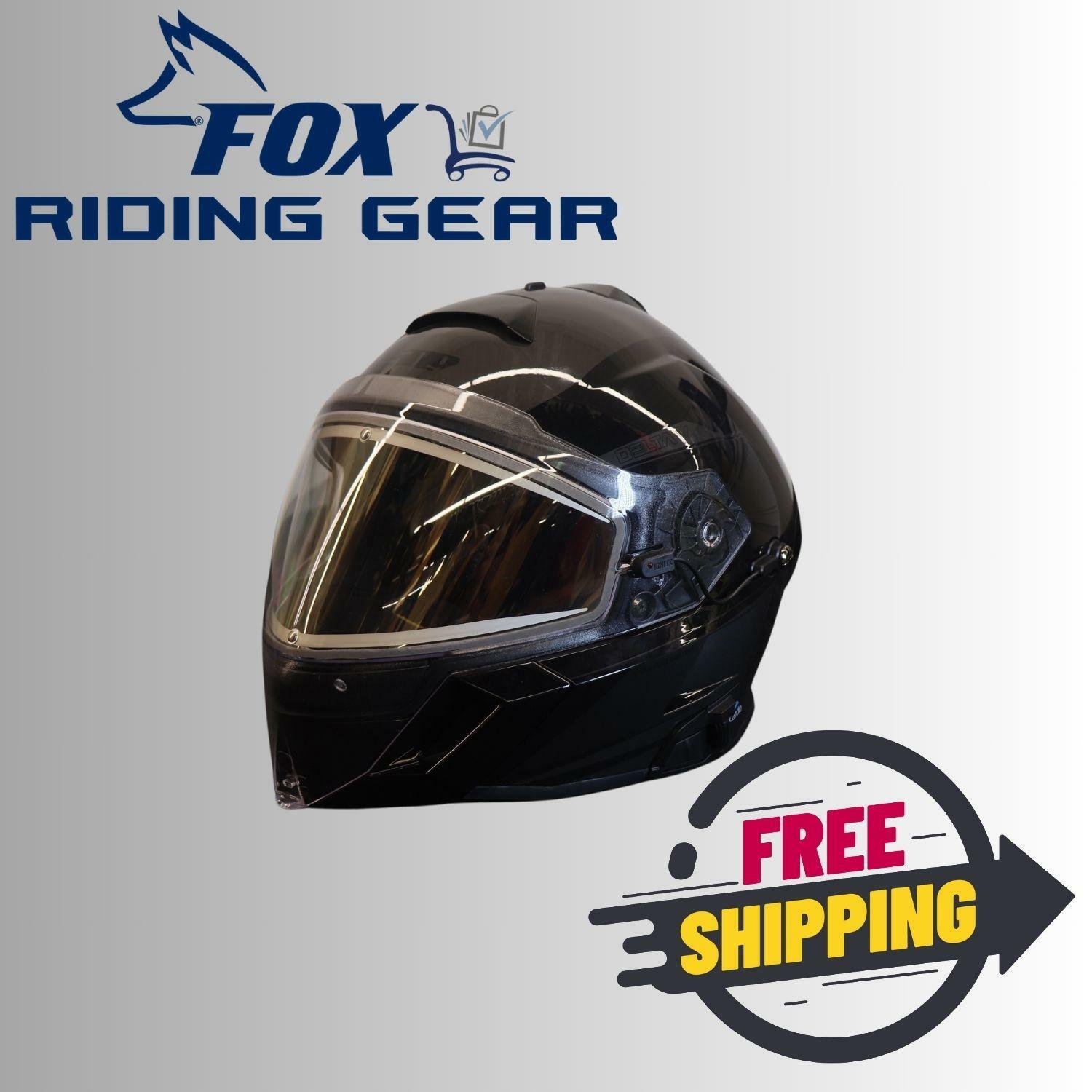 509 Delta V Commander Snowmobile Helmet (Gloss Black Ops - Large) - Open Box
