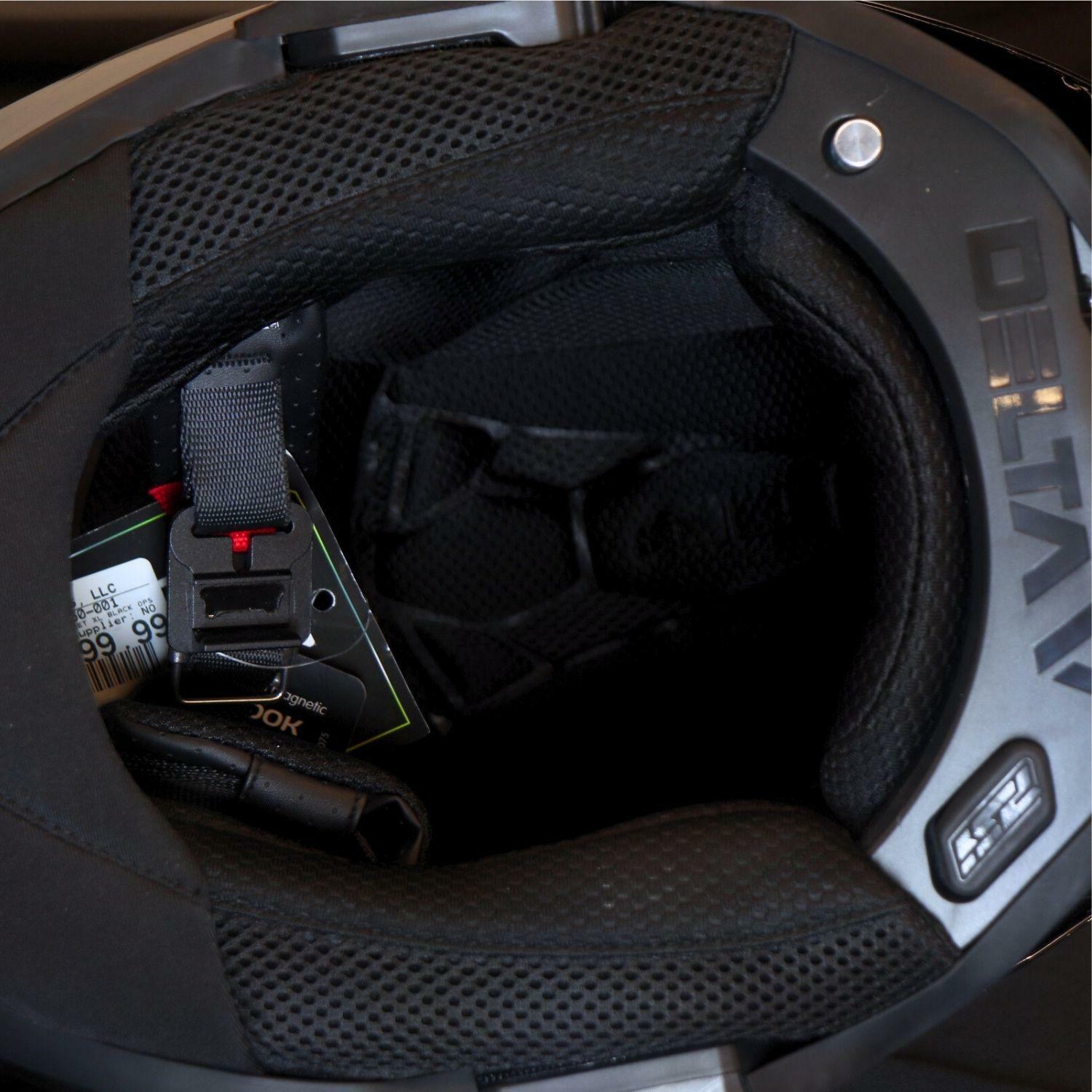 OPEN BOX - 509 Delta V Commander Snowmobile Helmet (Gloss Black Ops - X-Large)