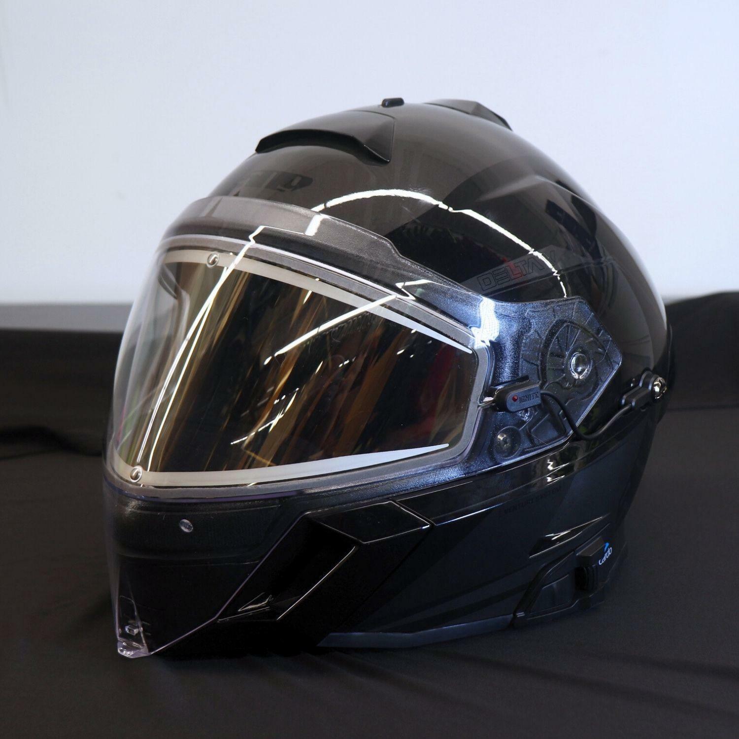 OPEN BOX - 509 Delta V Commander Snowmobile Helmet (Gloss Black Ops - X-Large)