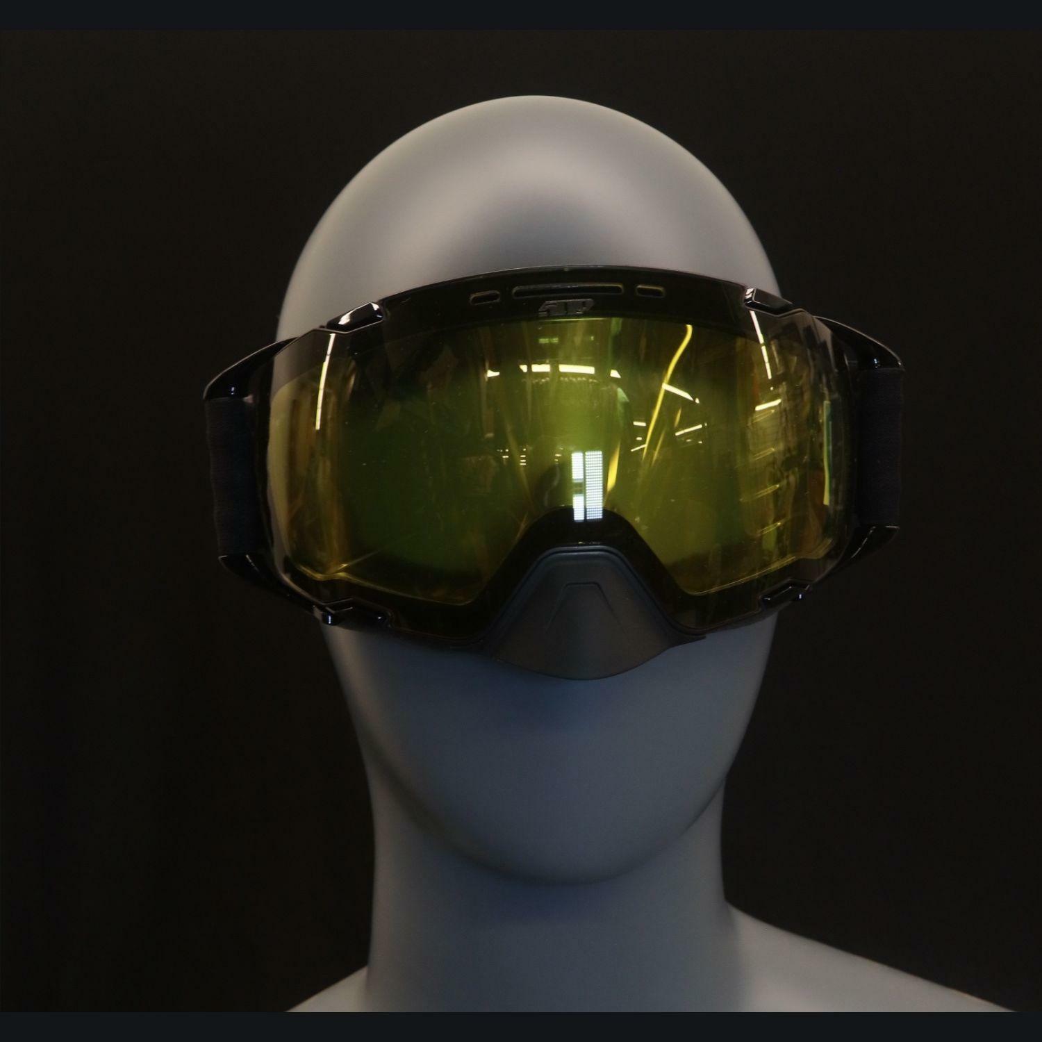 509 Aviator 2.0 XL Goggle Black Frame Yellow Lens F02006600-000-801 - Open Box