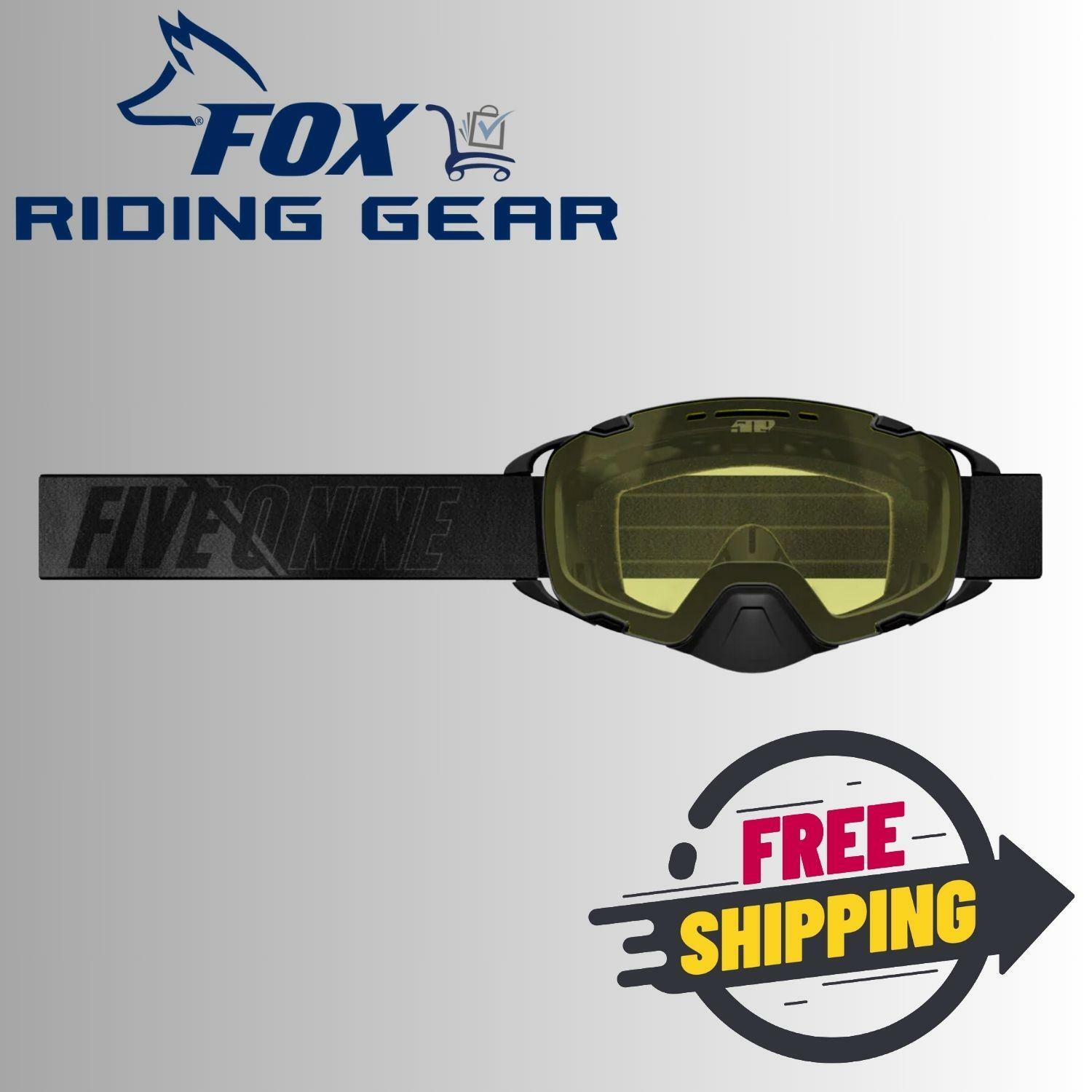 509 Aviator 2.0 Goggles Black with Yellow - Open Box