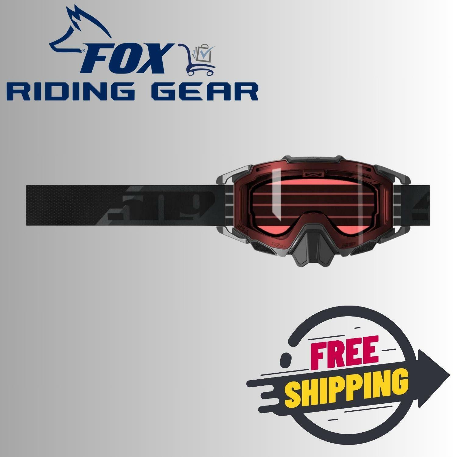 509 Sinister X7 Fuzion Flow Snow Goggles Black Rose F02012700-000-001 - Open Box