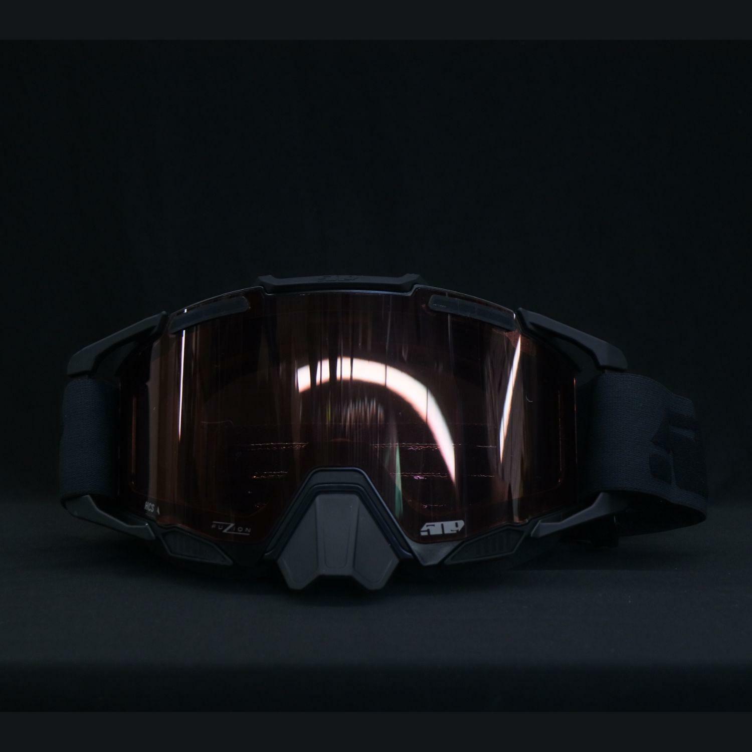 509 Sinister X7 Fuzion Flow Snow Goggles Black Rose F02012700-000-001 - Open Box