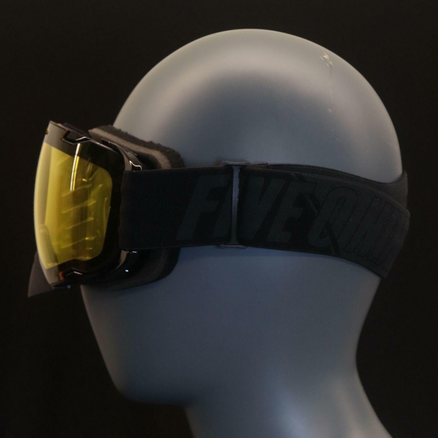 509 Aviator 2.0 Goggles Black with Yellow - Open Box