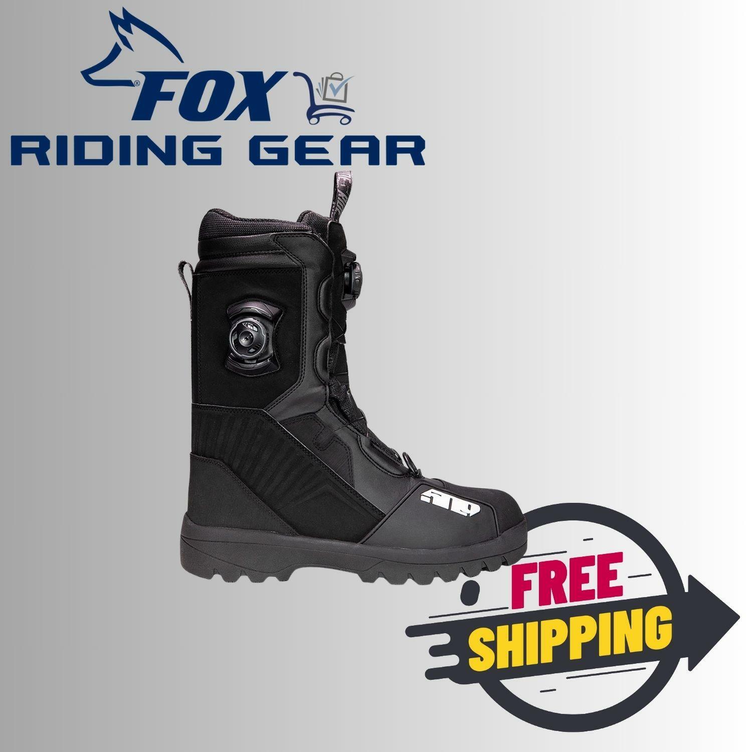 509 Raid Double Boa Snowmobile Boot (Black Ops - Size 10) - Open Box