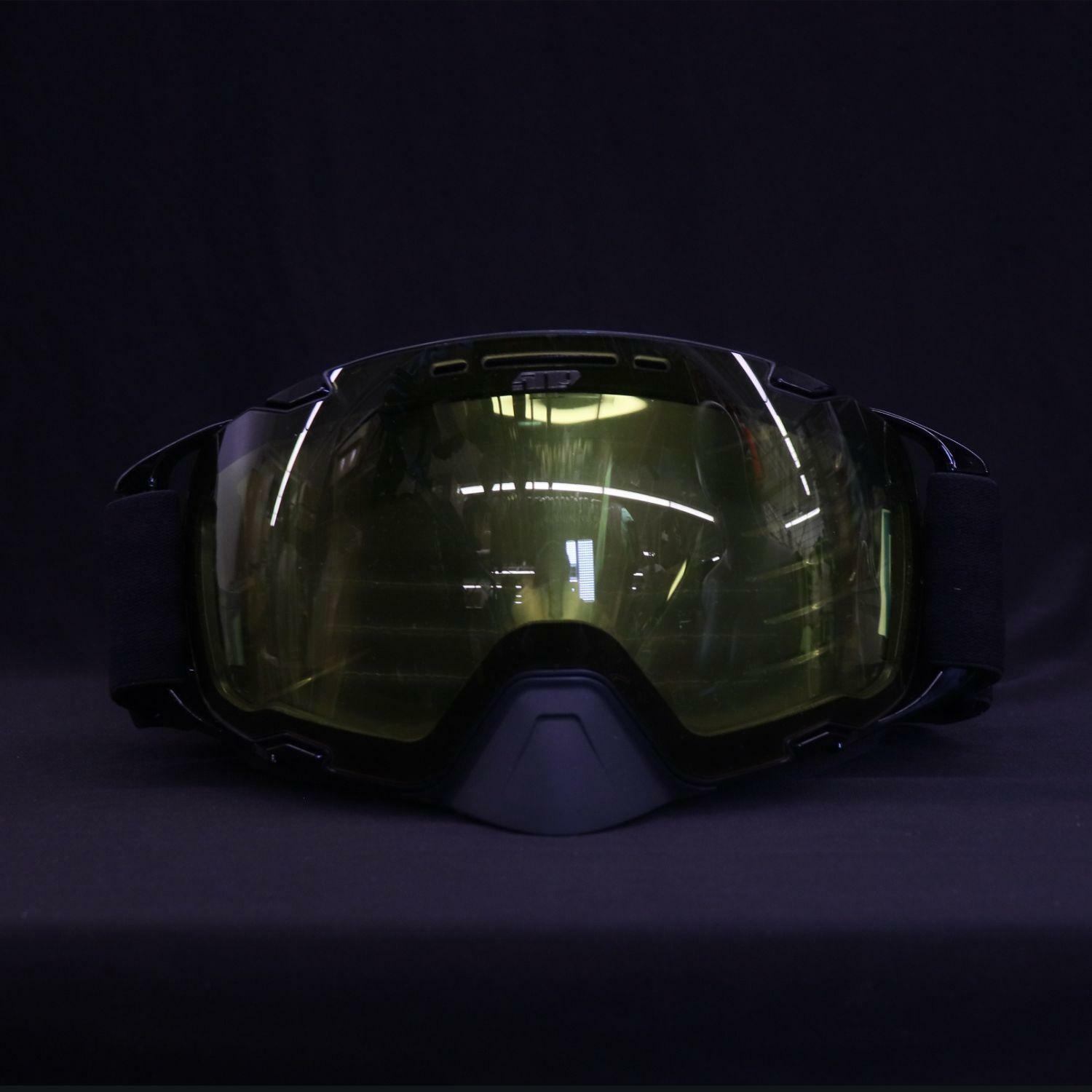 509 Aviator 2.0 XL Goggle Black Frame Yellow Lens F02006600-000-801 - Open Box