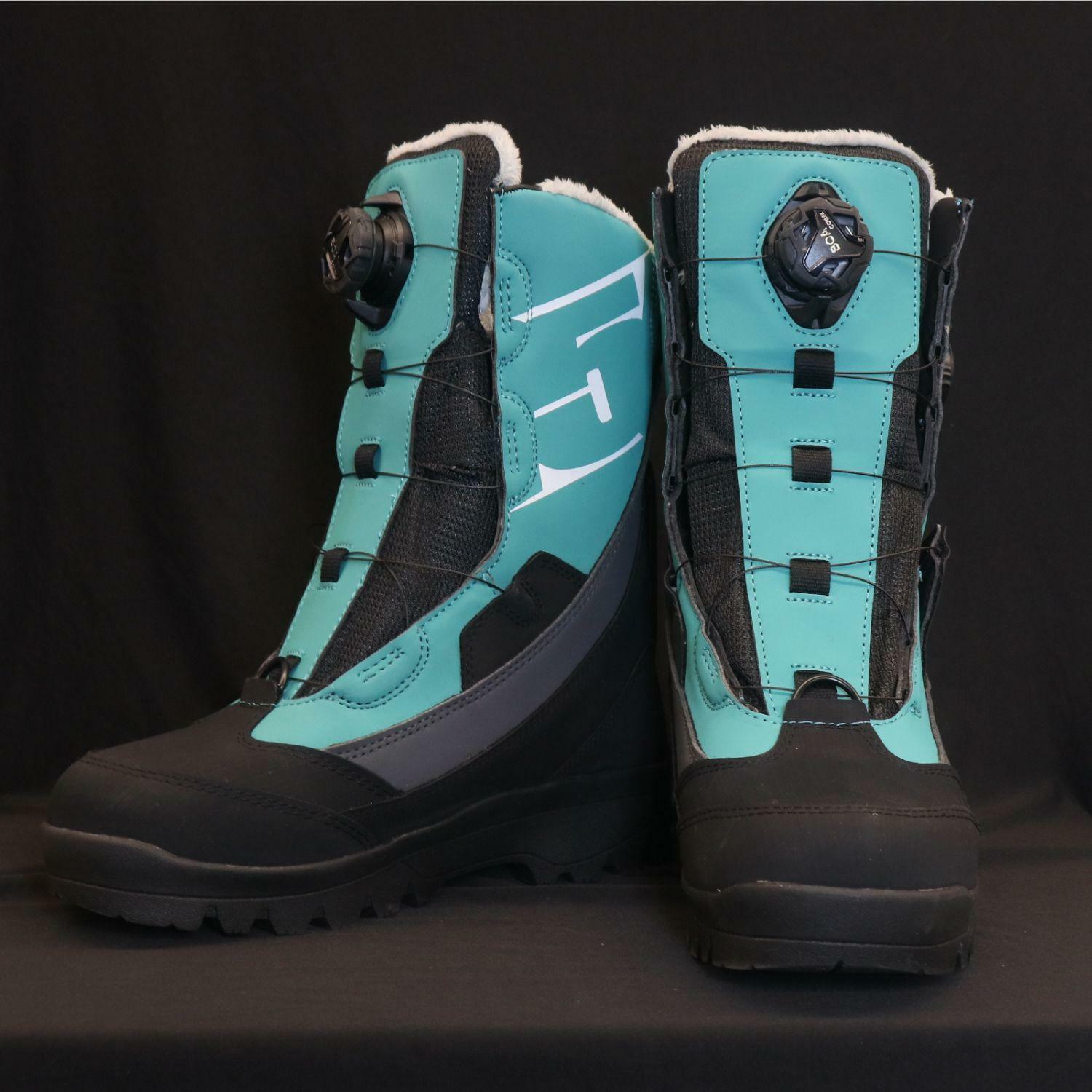 509 Women's Raid Double BOA Snowmobile Boot (Emerald - 10) - Open Box