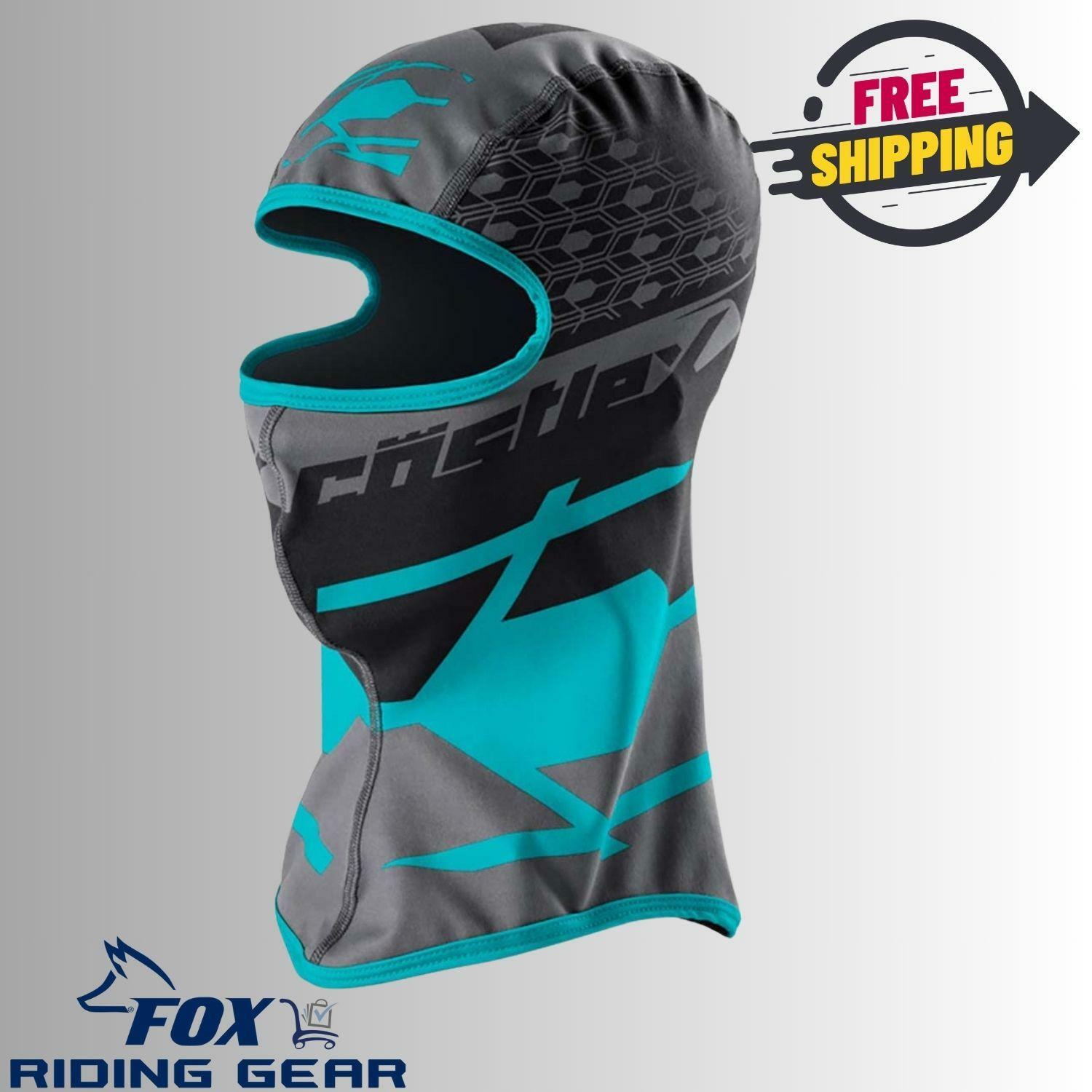 Castle X Icon Balaclava Turquoise Snowmobile Winter Mask Ski Face Mask 77-130B