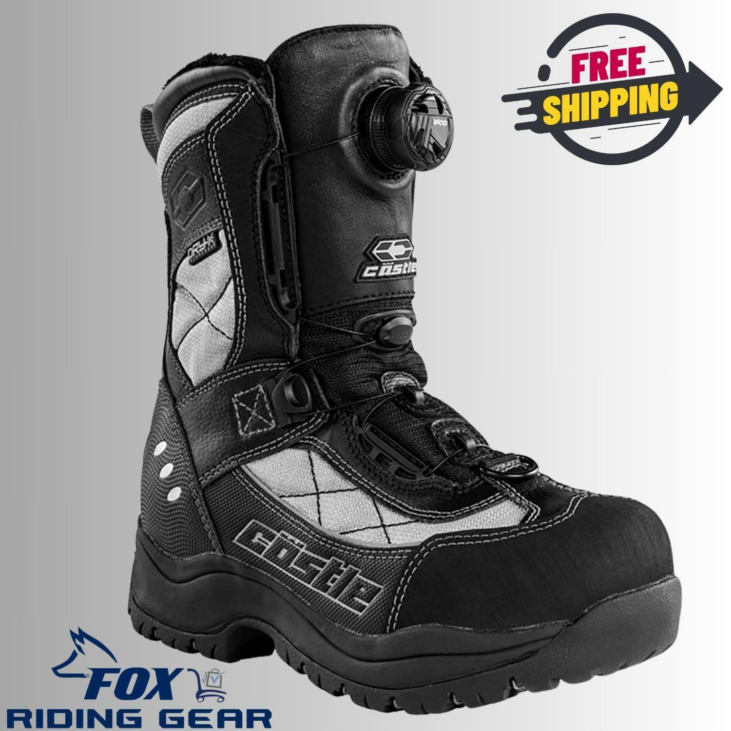 Castle X Womens Size 10 Charge Atop Boots Black - Open Box