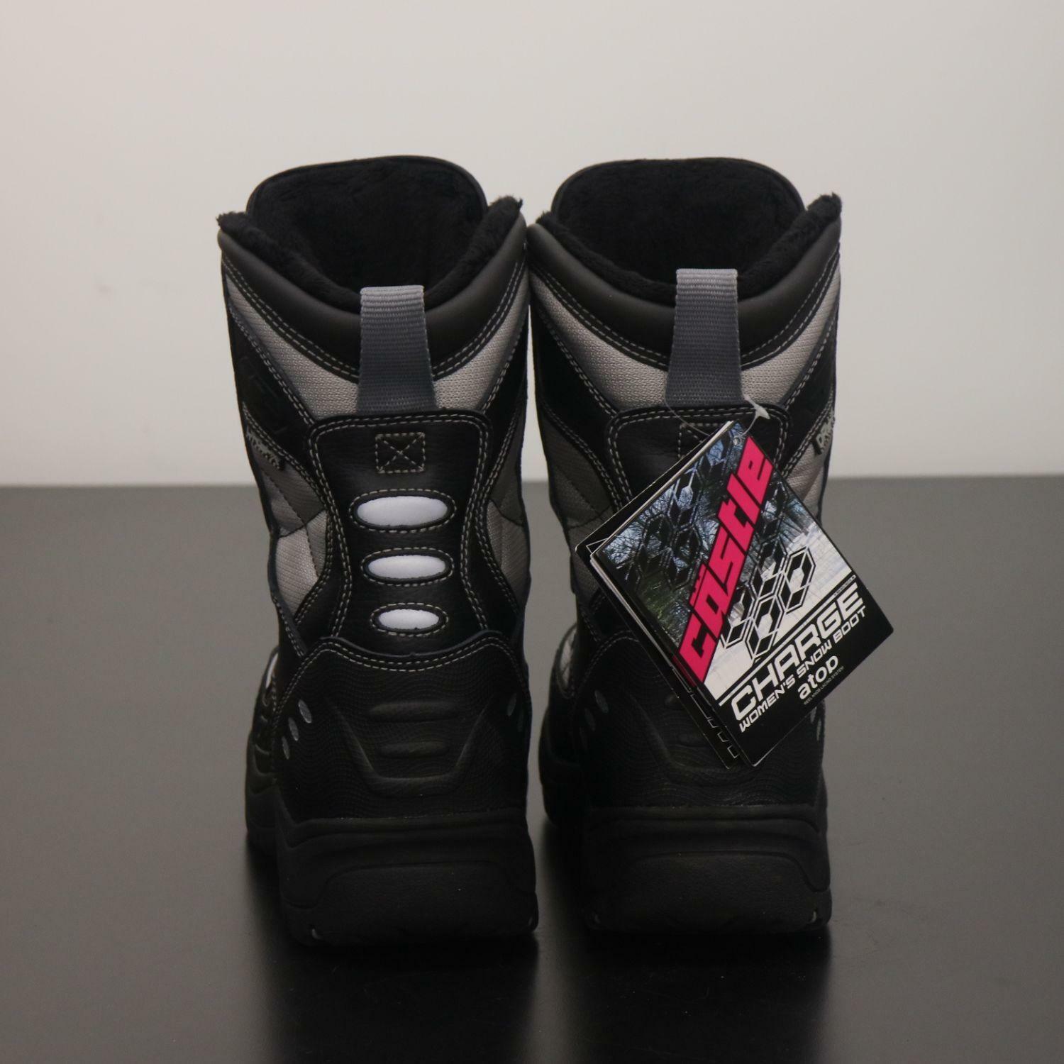 Castle X Womens Size 10 Charge Atop Boots Black - Open Box