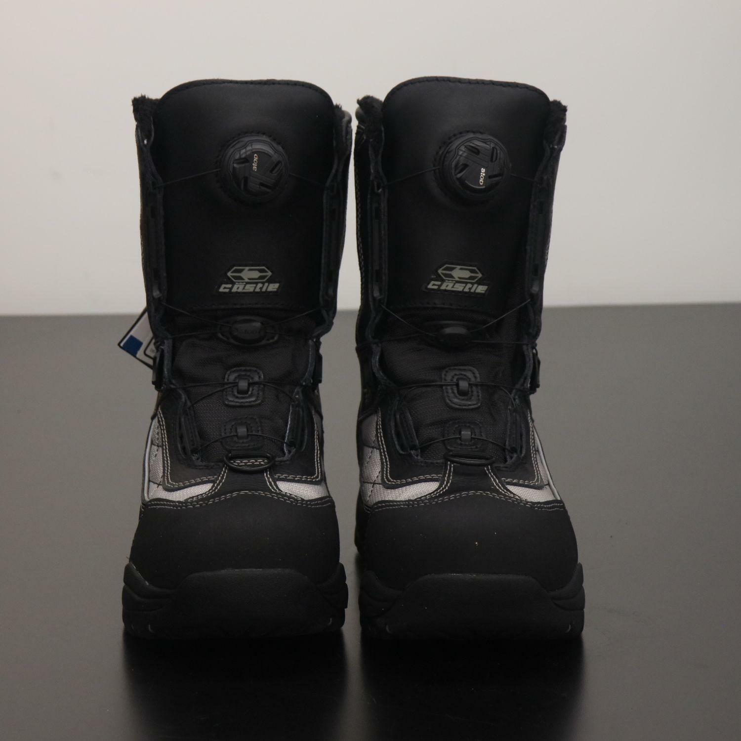 Castle X Womens Size 10 Charge Atop Boots Black - Open Box