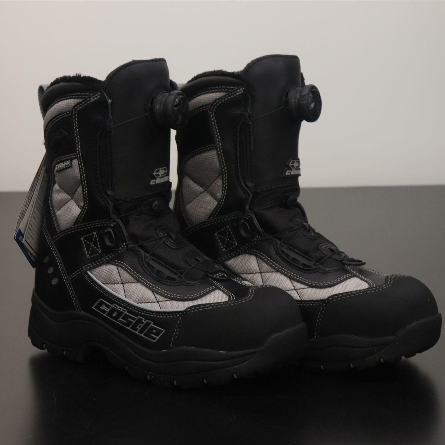 Castle X Womens Size 10 Charge Atop Boots Black - Open Box