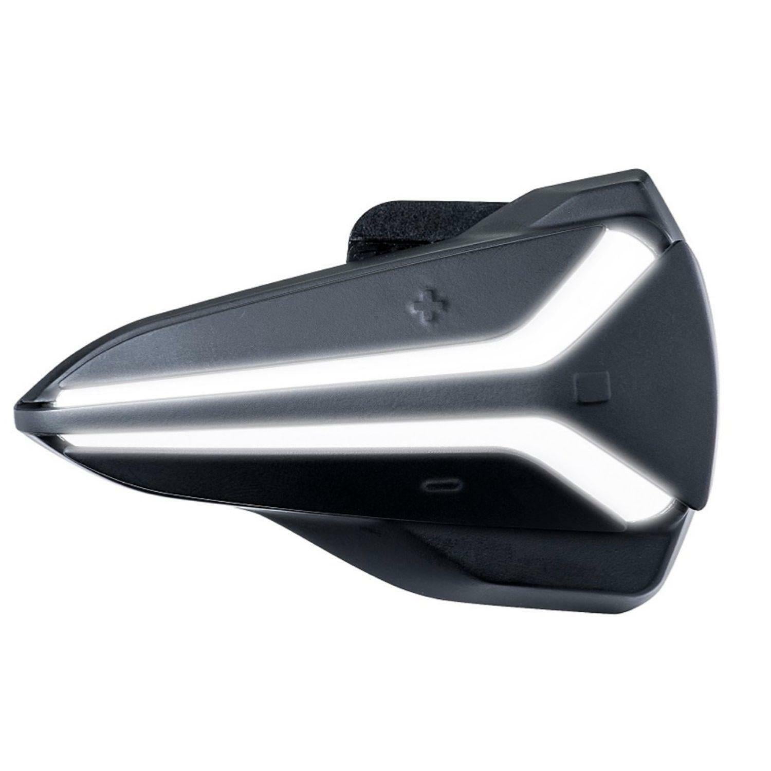 OPEN BOX -HJC Matte Black 20b Smart Communicator Powered by Sena