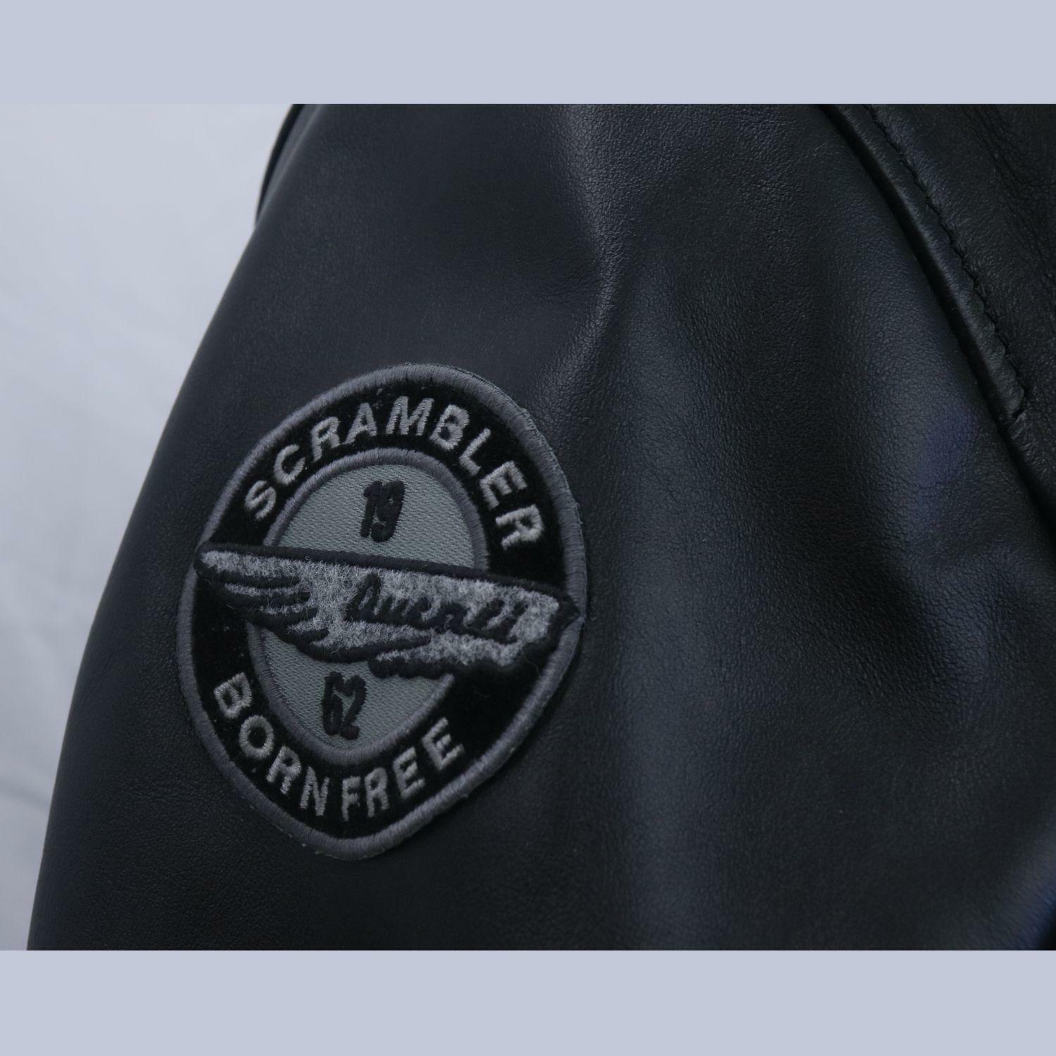 Ducati Scrambler Cafe Racer Leather Motorcycle Jacket 981043254 - Open Box