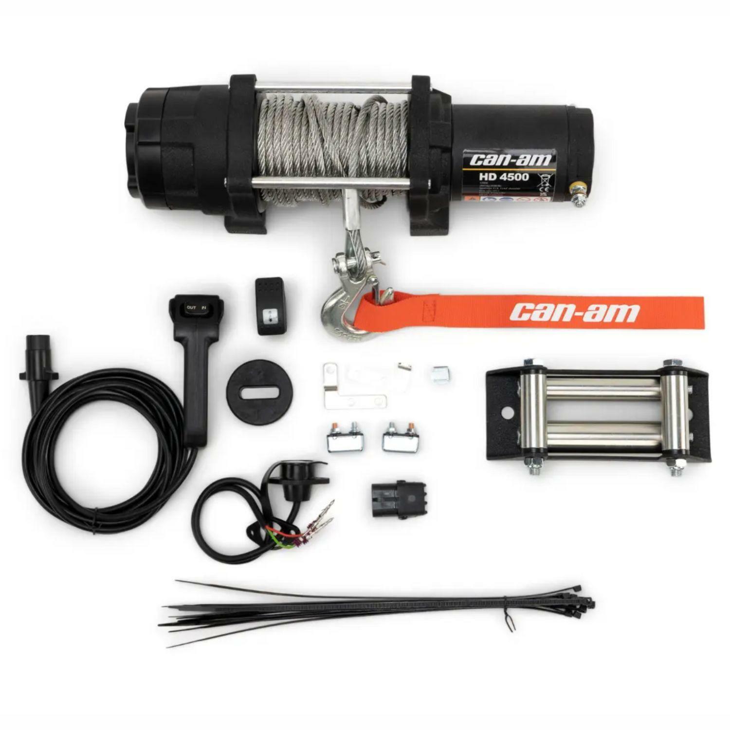 OPEN BOX -BRP Can-Am HD 4500 Wire Cable Winch Defender Commander XC 1000 900 800