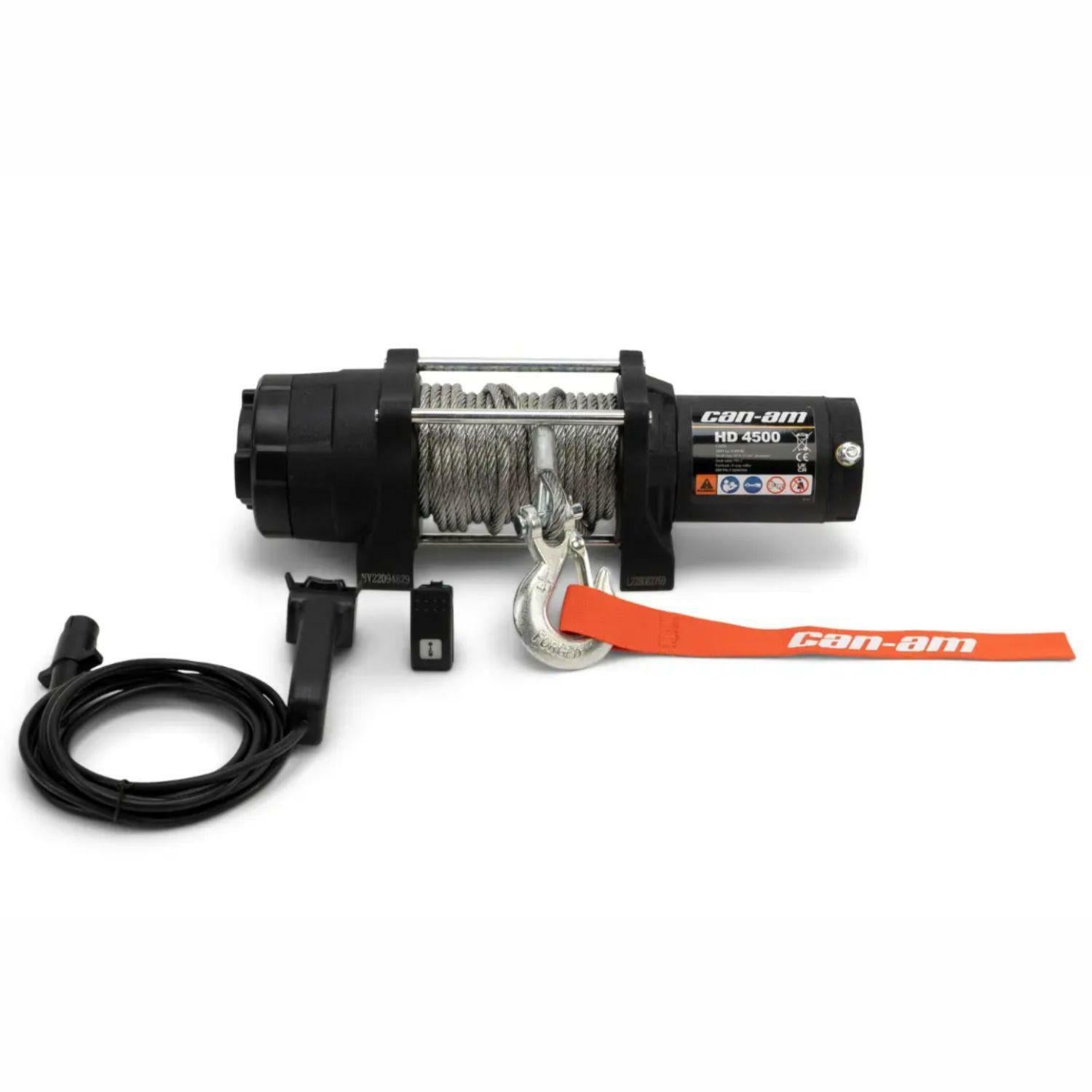 OPEN BOX -BRP Can-Am HD 4500 Wire Cable Winch Defender Commander XC 1000 900 800