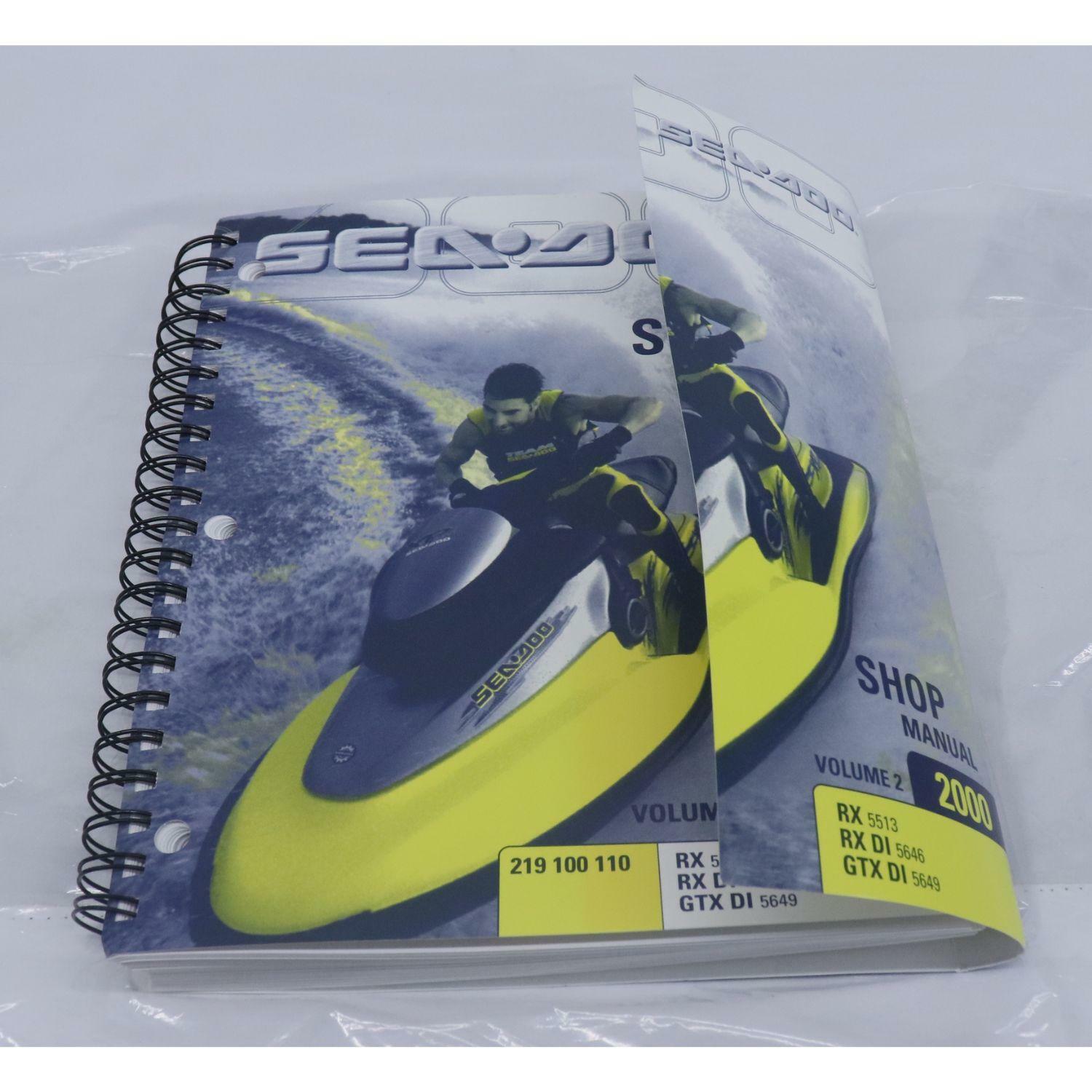 2000 Sea-Doo RX RX DI GTX DI Jet Ski Service Manual 219100110 - Open Box
