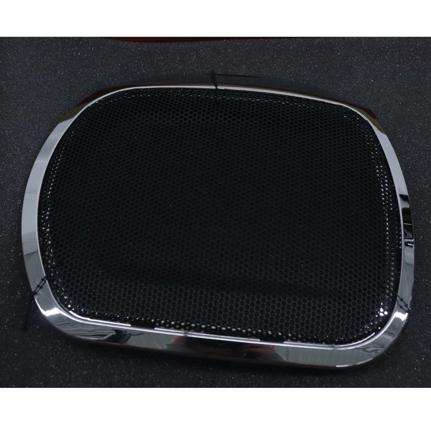 New Indian Motorcycle OEM Audio Classic Saddlebag Lid Speaker Bezels 2883669-156