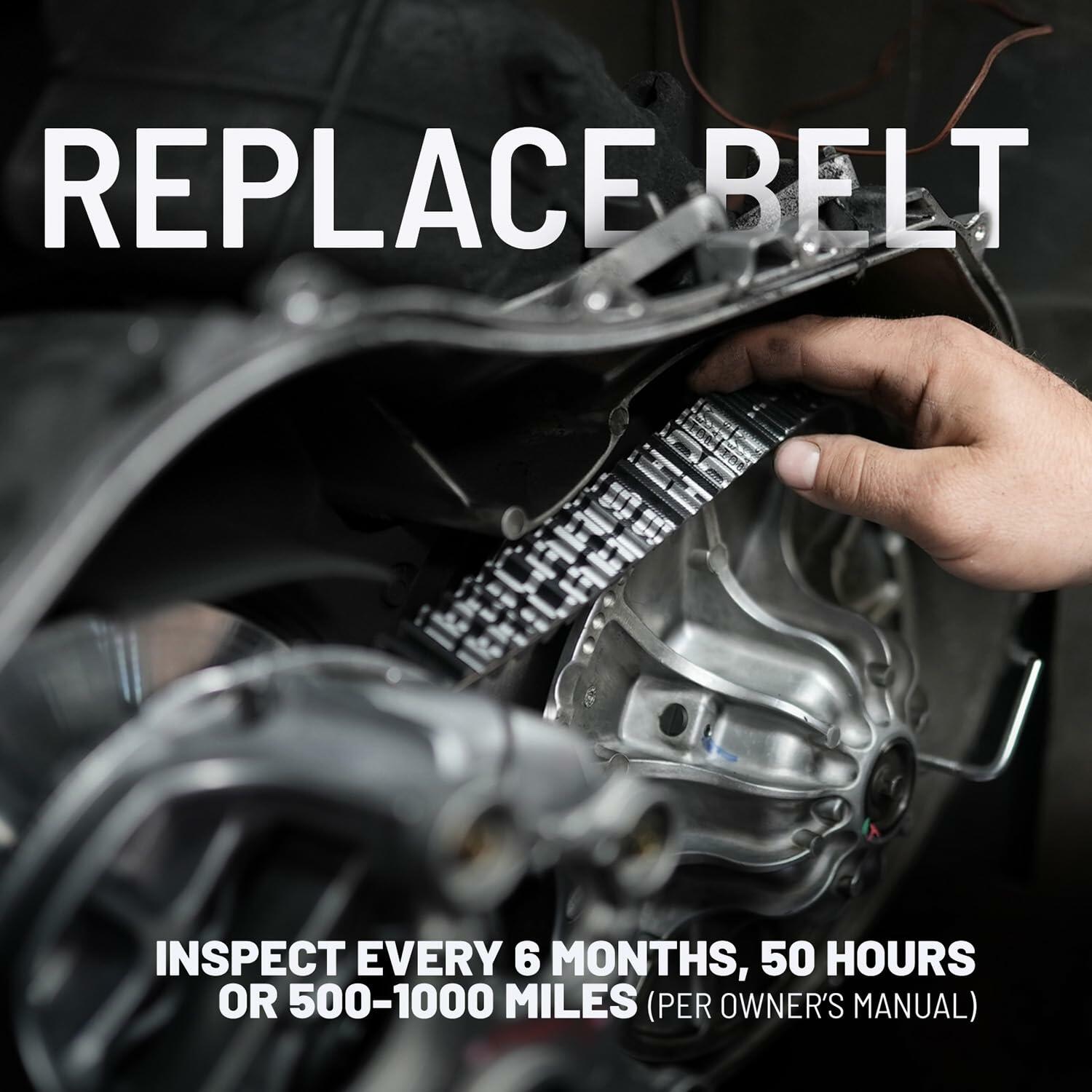 Polaris Drive Belt for EBS Clutch, Fits Sportsman 570, 800 EFI, 450 HO, RZR 800, 800 EPS, Ranger 500, Crew 500, Big Boss 800 6x6 Models and More, Runs Cooler, OEM Performance CVT Belt - 3211113