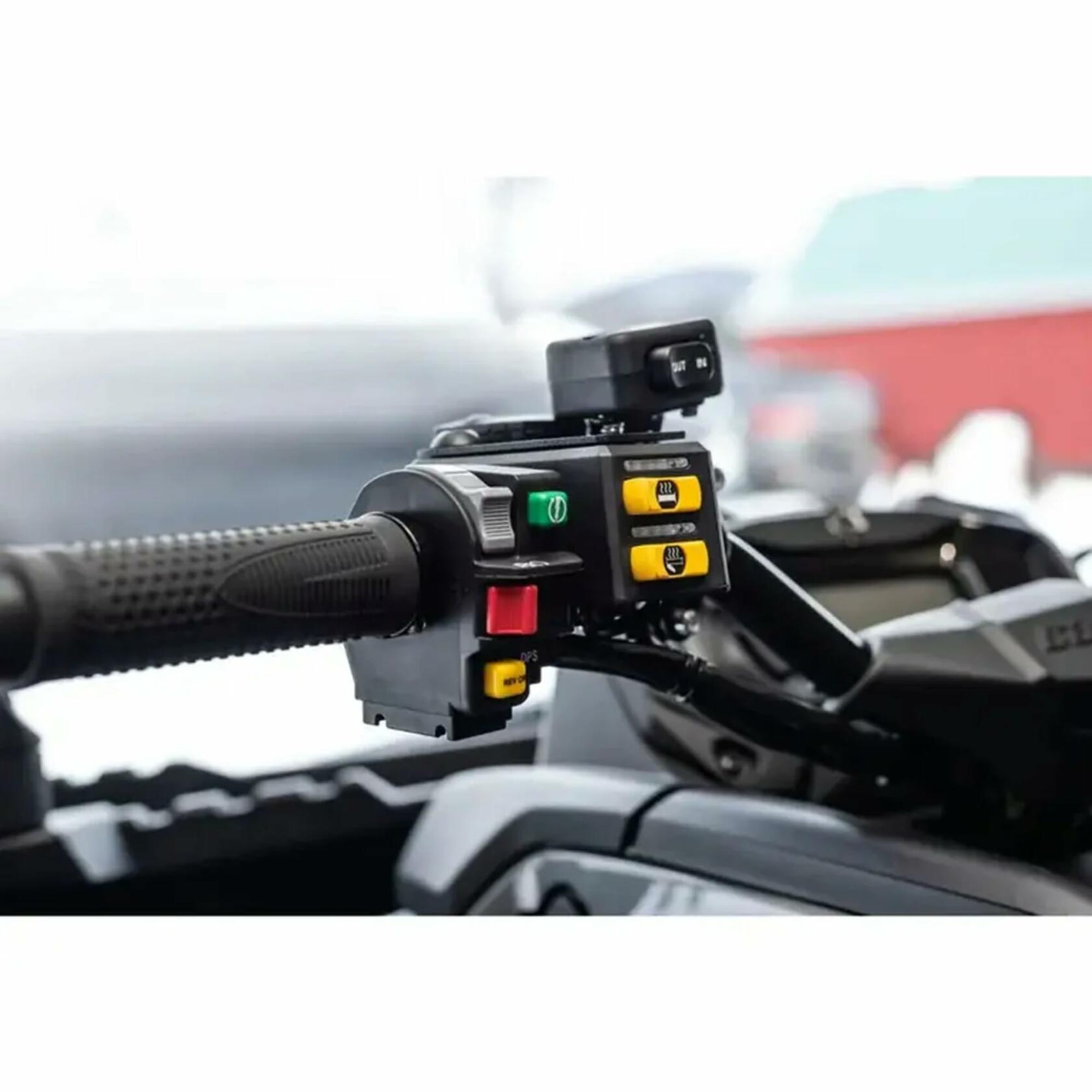 Can-Am 715010553 BRP Heated Grips & Thumb Throttle Combo